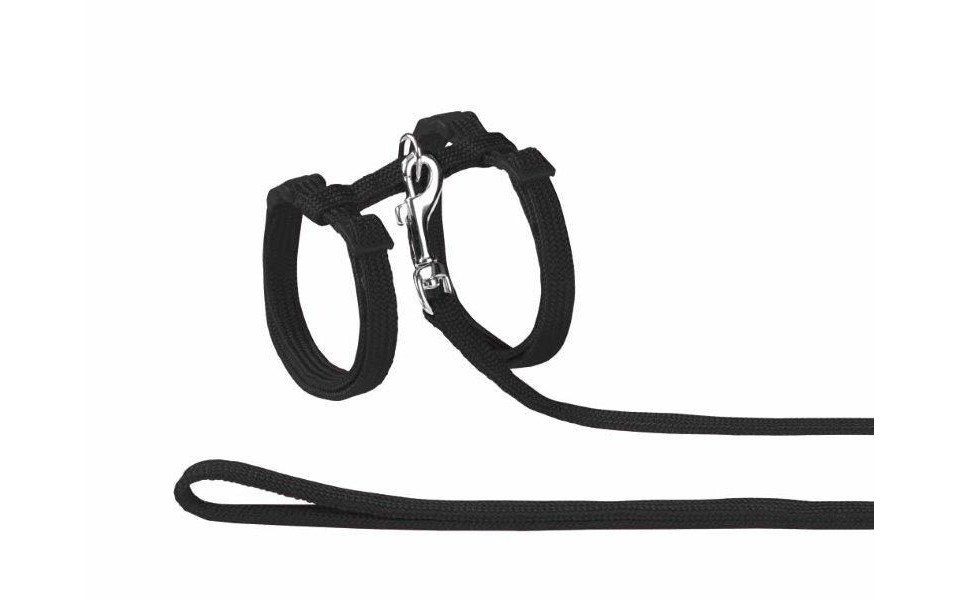 Nobby Katzen-Halsband Nobby Katzengeschirr 27 - 47 cm schwarz, Nylon