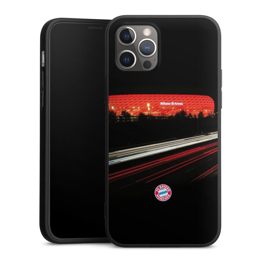 DeinDesign Handyhülle FC Bayern München FCB Stadion FC Bayern München Allianz Arena, Apple iPhone 12 Pro Silikon Hülle Premium Case Handy Schutzhülle
