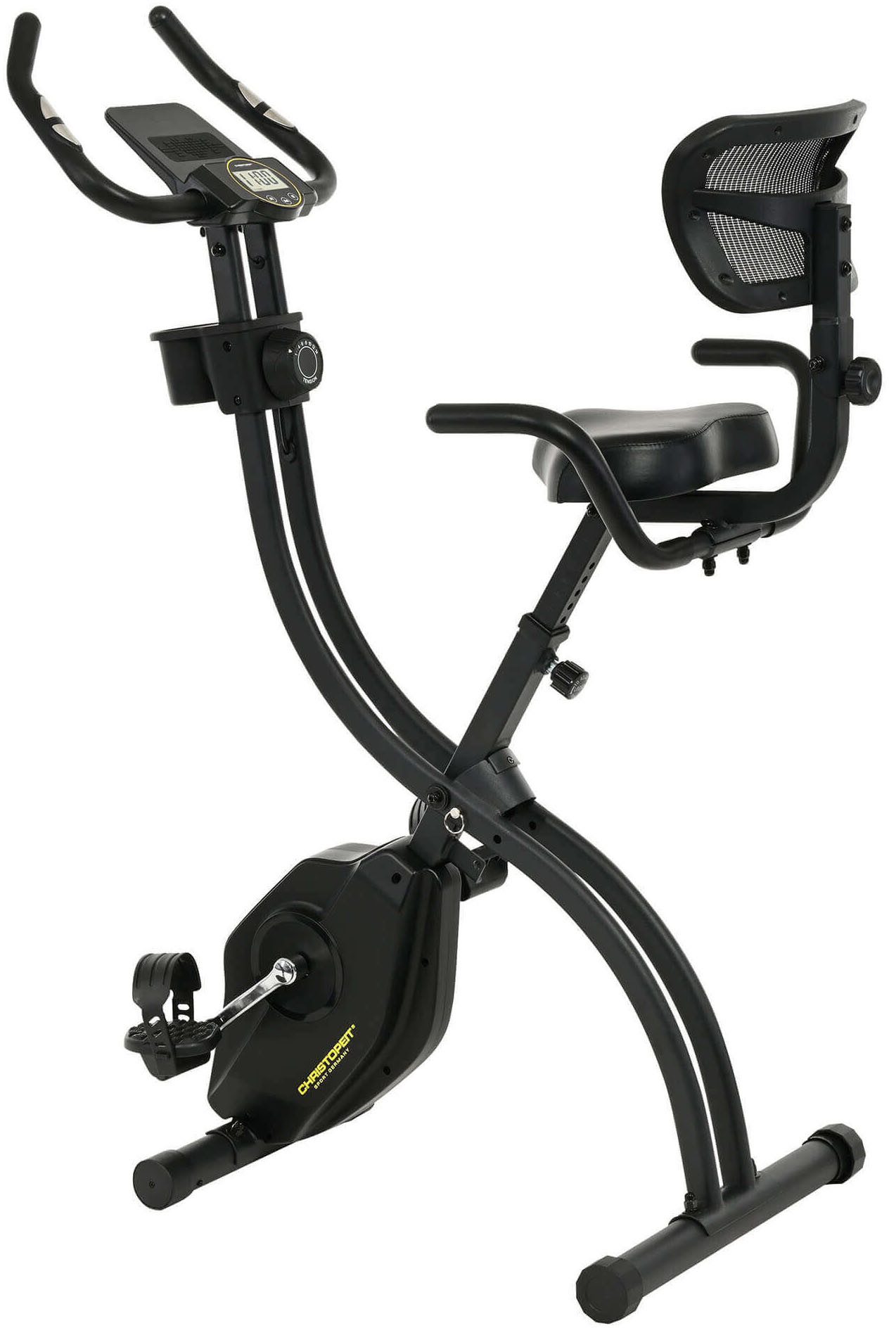Christopeit Sport® Heimtrainer S-Bike Velo Fit, 120 kg max. Benutzergewicht, Fahrrad, 14 Widerstandsstufen
