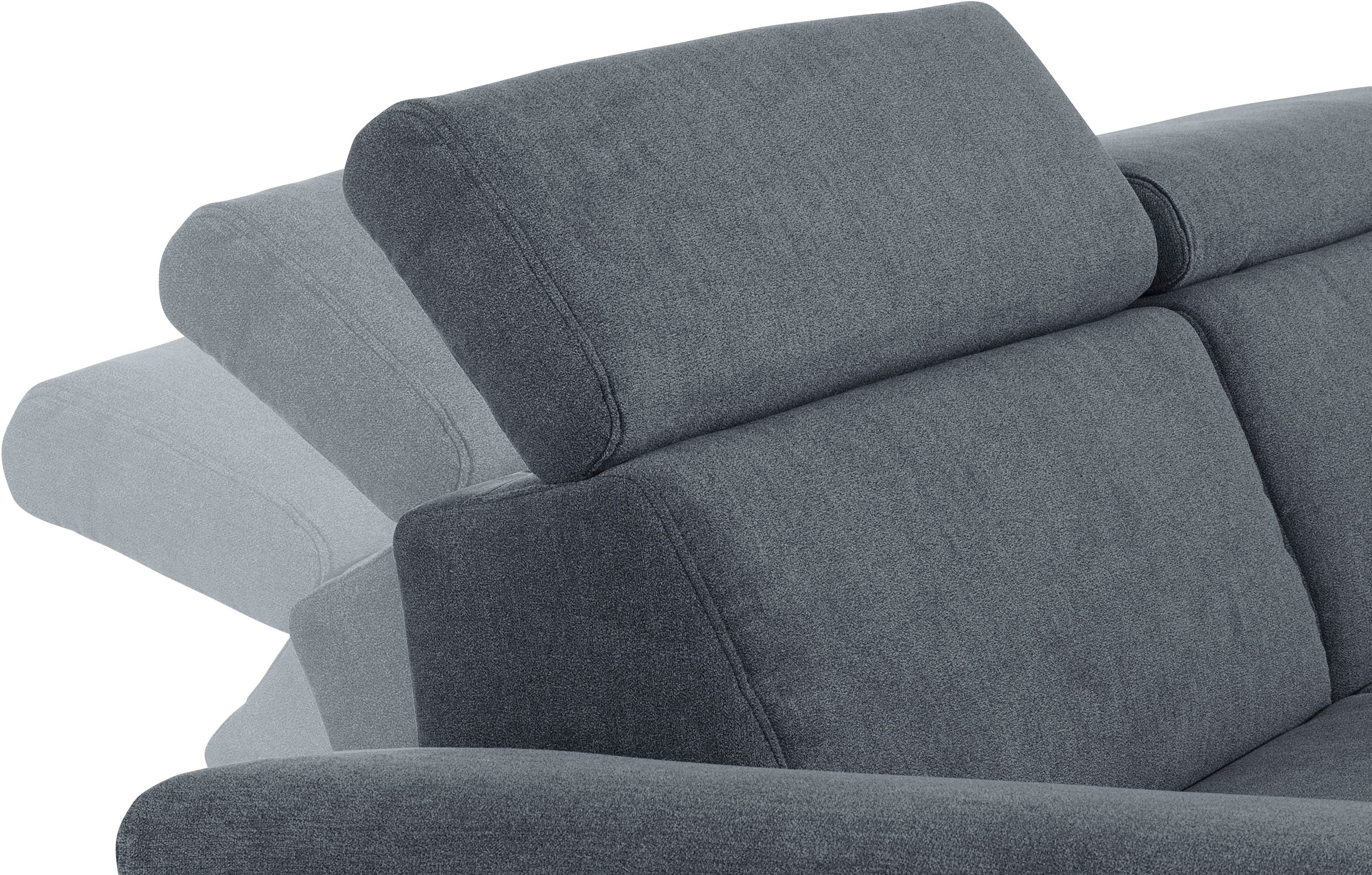 wahlweise Style 2,5-Sitzer Luxus-Microfaser in Trapino Places Lederoptik of mit Rückenverstellung, Luxus,