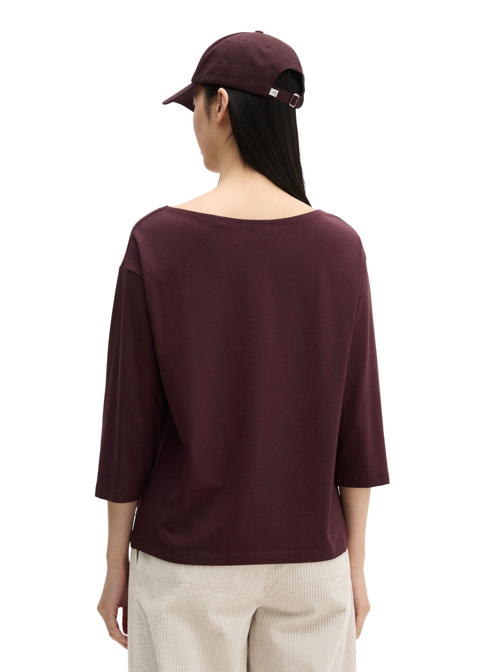 Marc O'Polo T-Shirt aus weichem Modal-Mix – Bild 3 von 5