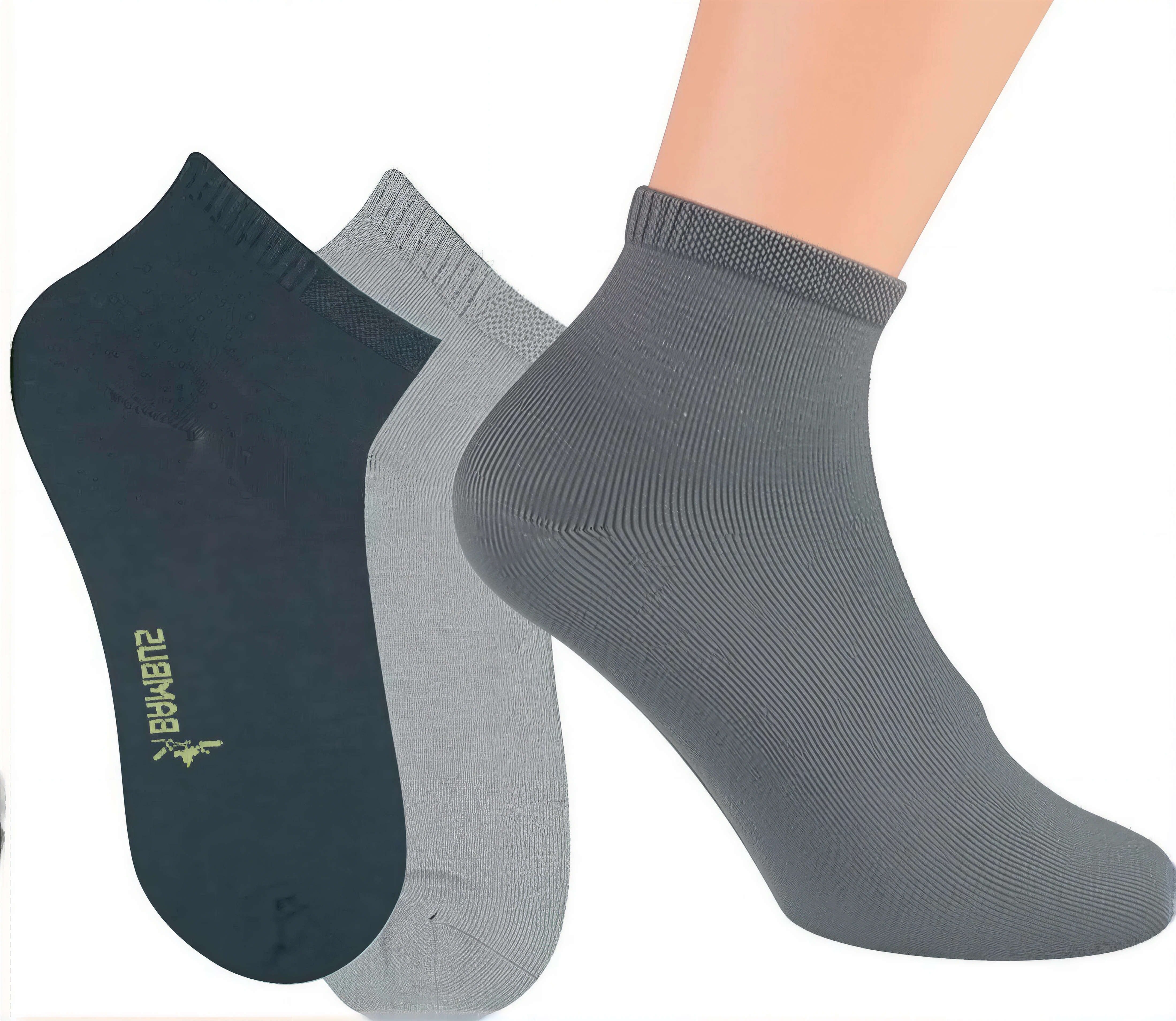 Riese Strümpfe Kurzsocken RS Harmony Bambus Viskose Kurzstrumpf - 3 Paar (Set, 3-Paar) aus Bambus Viskose