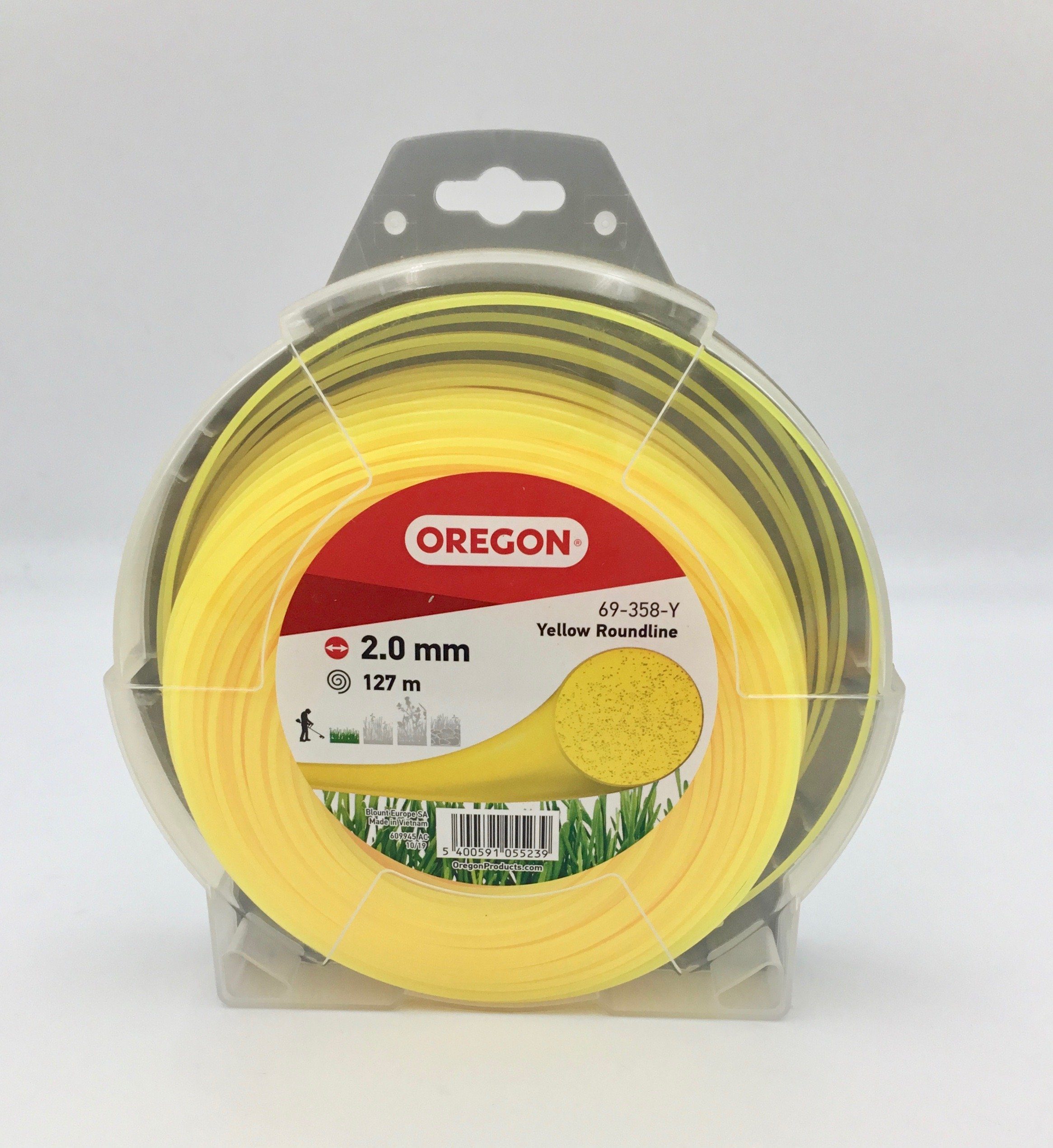 Oregon Trimmerfaden Mähfaden Roundline - 2,0 mm x 127 m (69-358-Y)