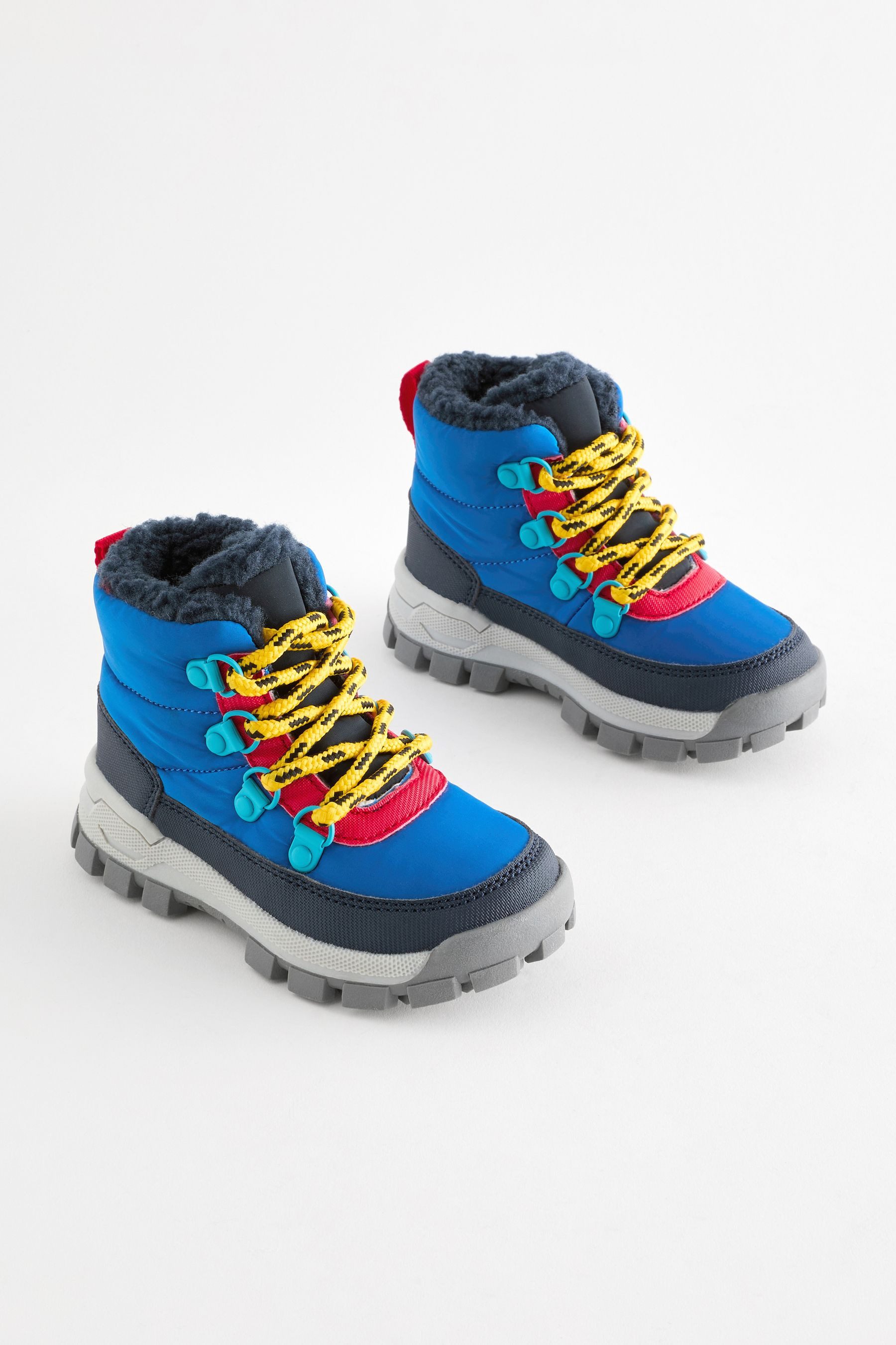 Next Gesteppte Wanderstiefel zum Schnüren Schnürstiefelette (1-tlg)