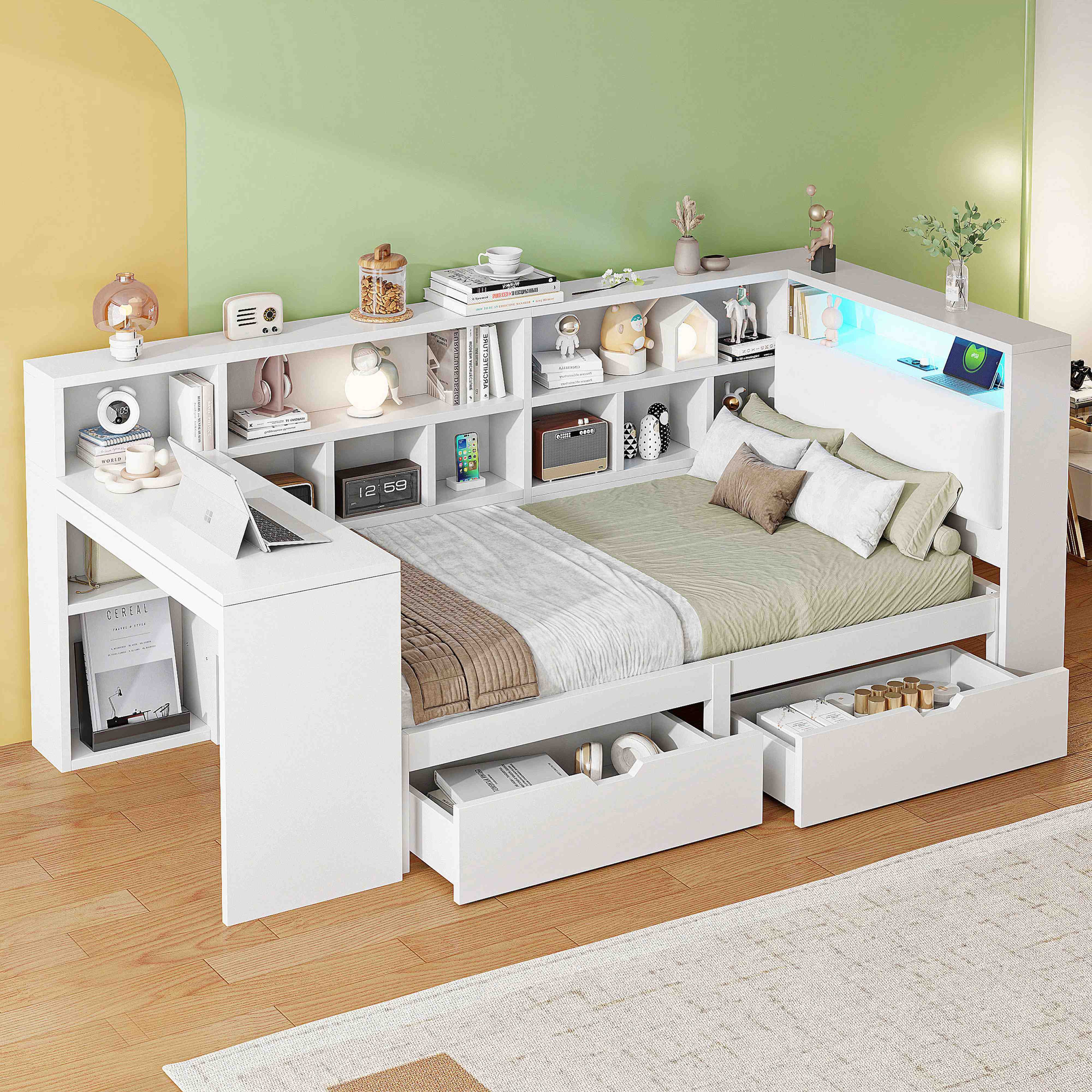 BlingBin Stauraumbett Daybett Tagesbett Einzelbett Kinderbett günstig online kaufen