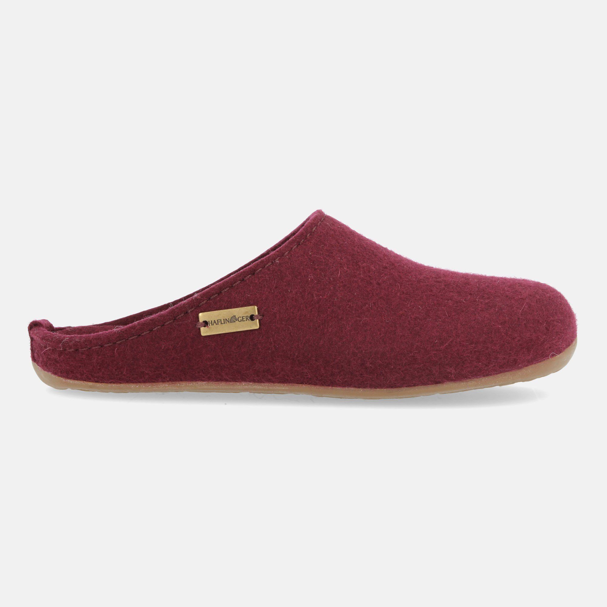 Everest Fundus Pantoffel aus Wollfilz mit Gummisohle Hausschuh