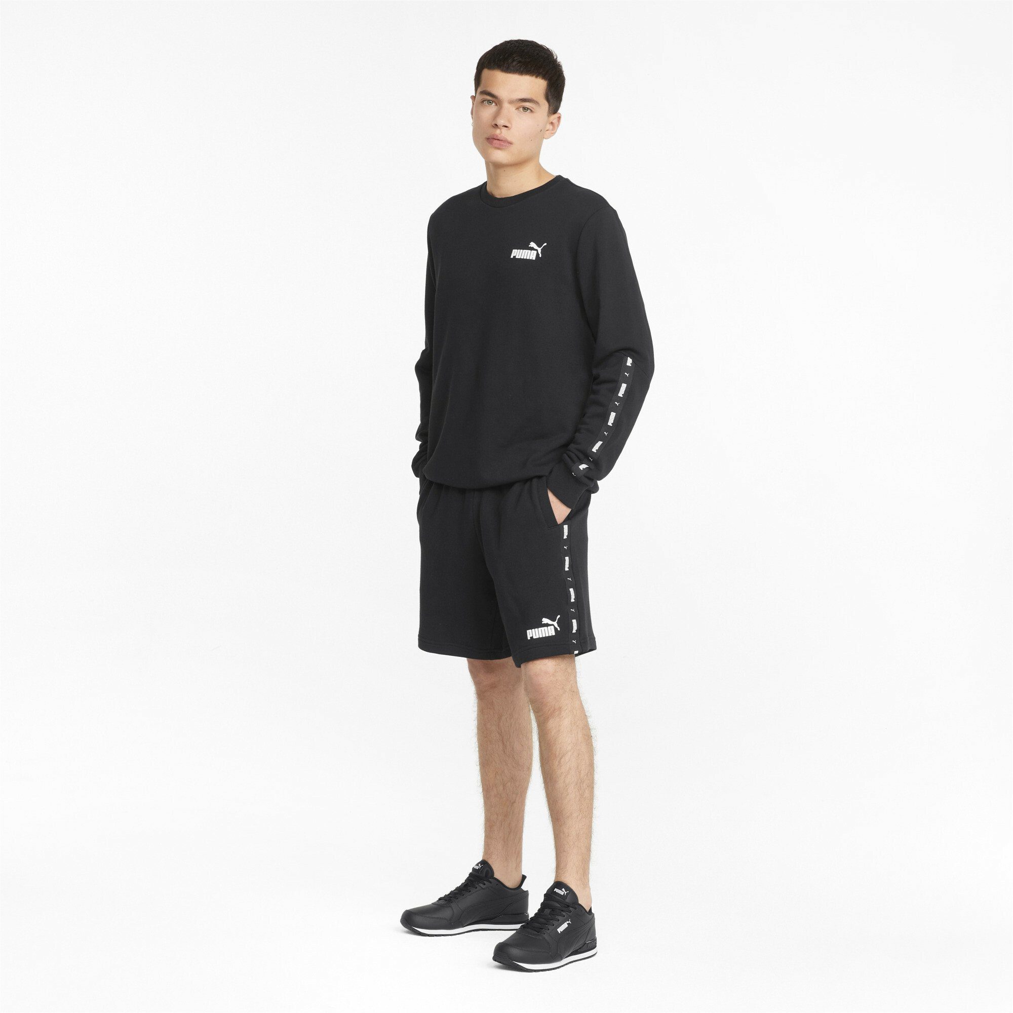 Sporthose Herren Black PUMA Essentials+ Shorts