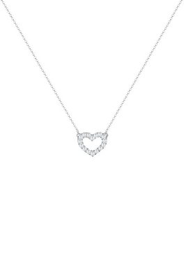 Elli Collierkettchen Herz Zirkonia Kristall 925 Sterling Silber