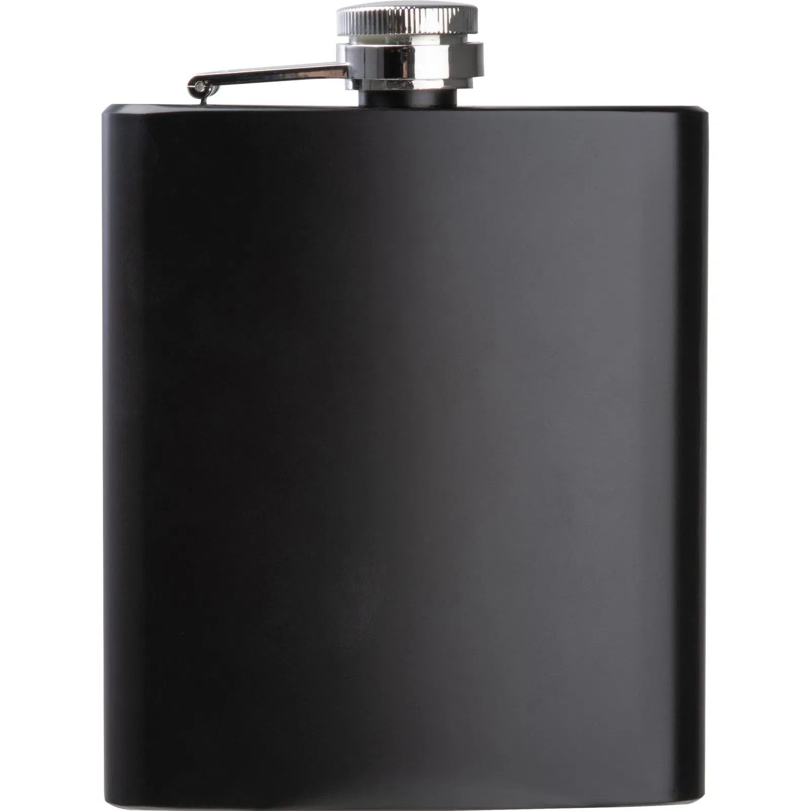 Easy Gifts Flachmann Flachmann / aus Edelstahl / 207ml / Farbe: schwarz