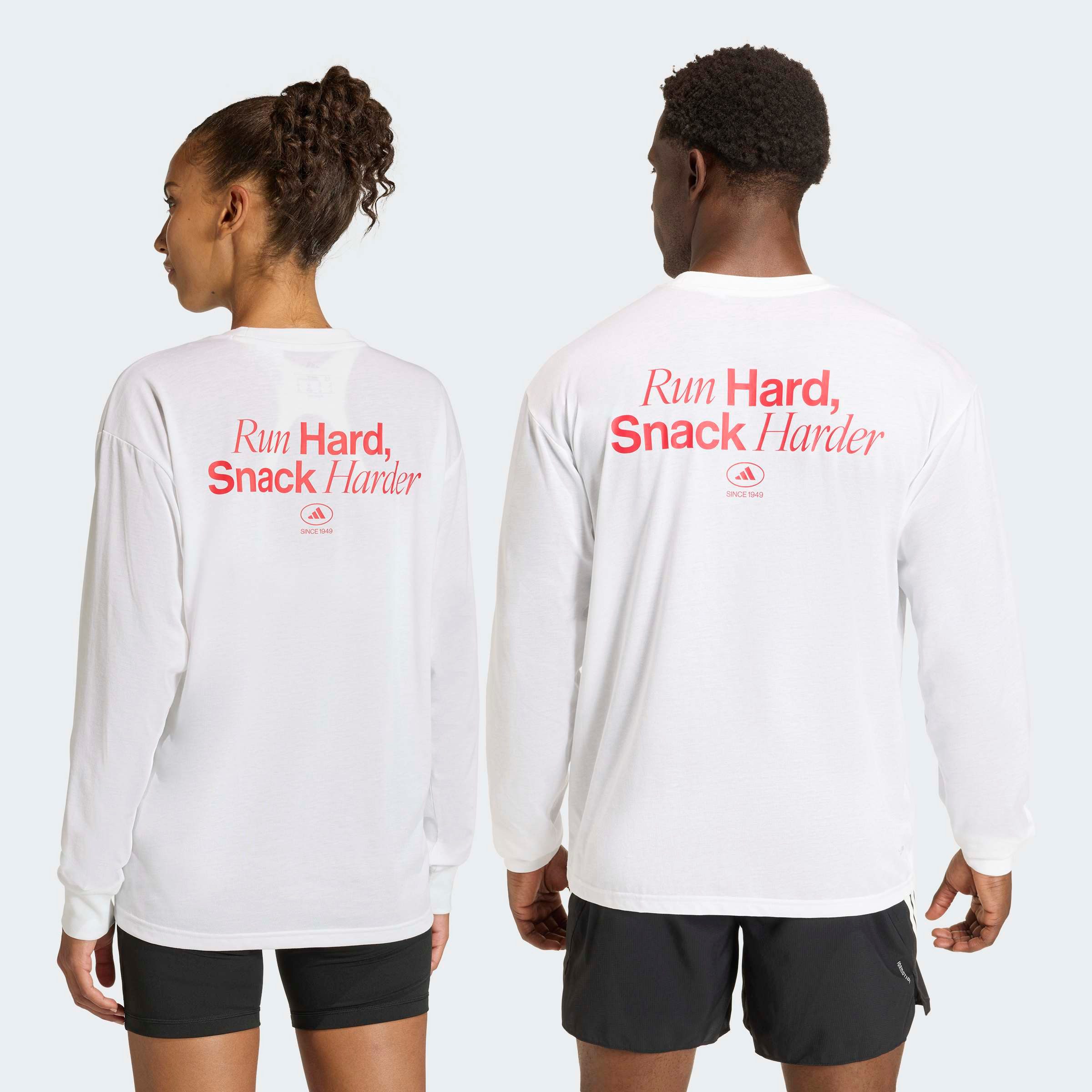 adidas Performance Laufshirt RUN HARD GRAPHIC LONGSLEEVE