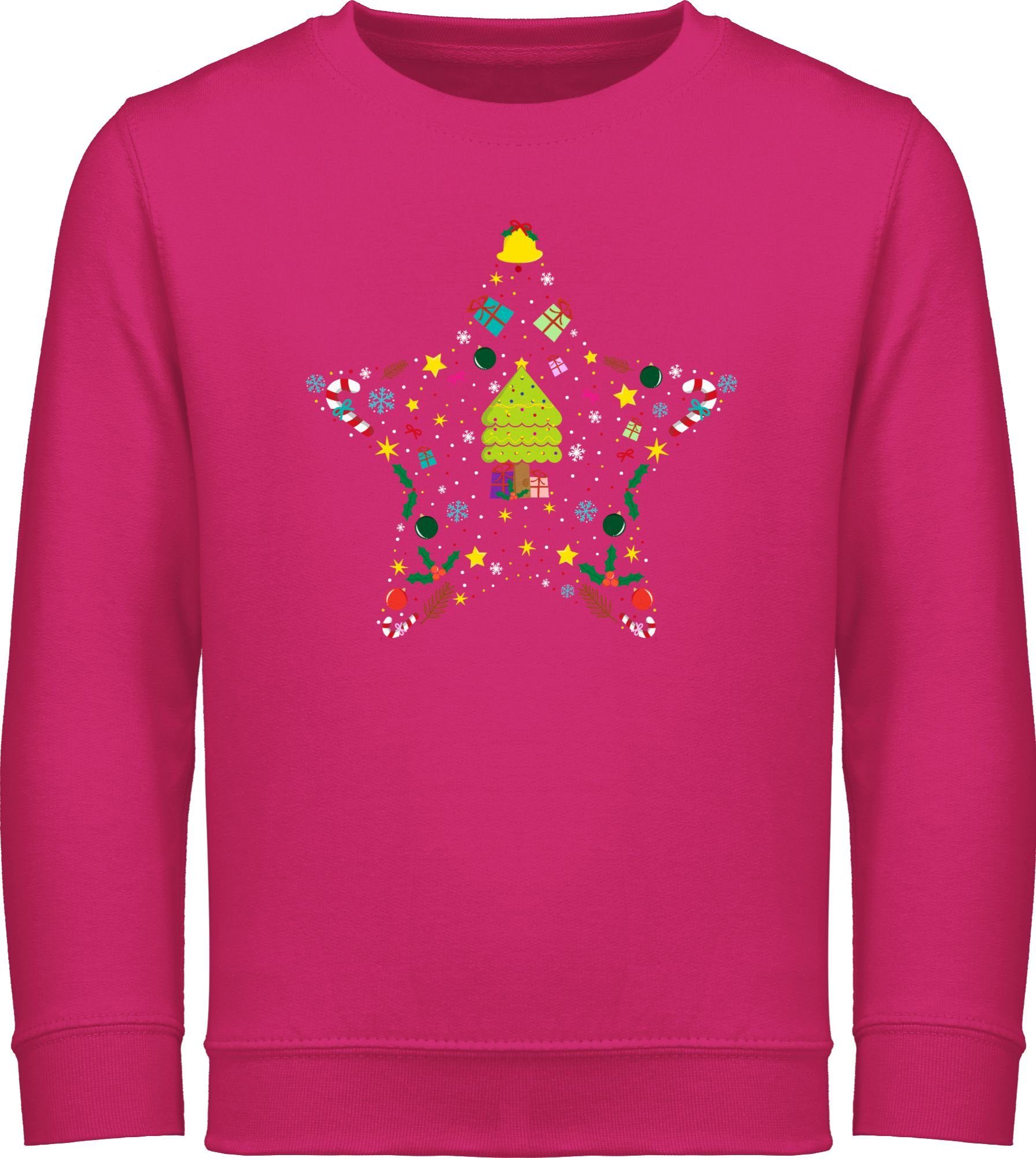 Shirtracer Sweatshirt Weihnachtsstern Weihnachten Kleidung Kinder