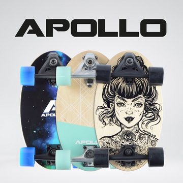 Apollo Miniskateboard Mini-Longboard Barrel Board, hochwertig und platzsparend