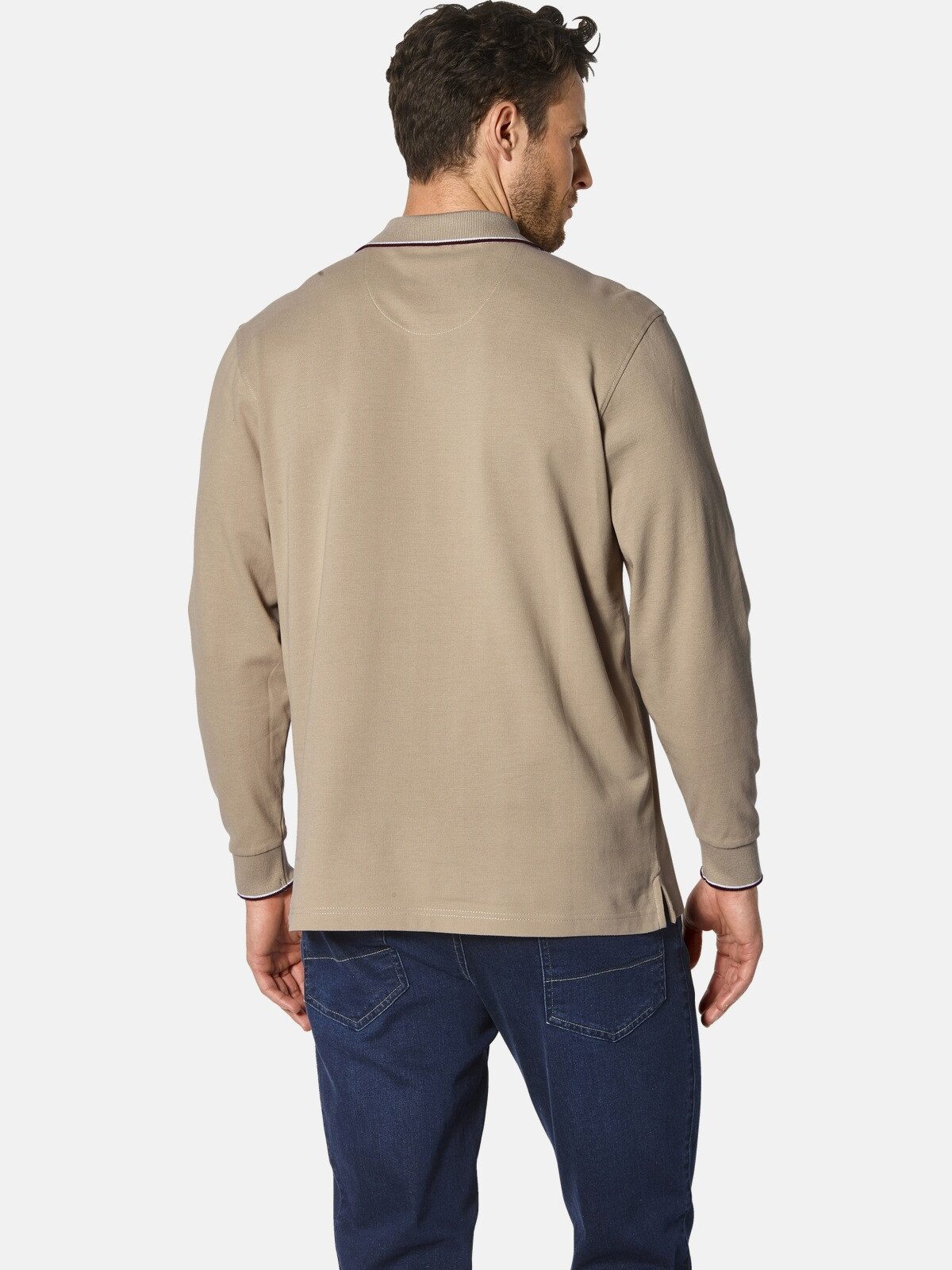 Babista Langarm-Poloshirt MILANVETZO hochwertige Piqué-Baumwolle günstig online kaufen