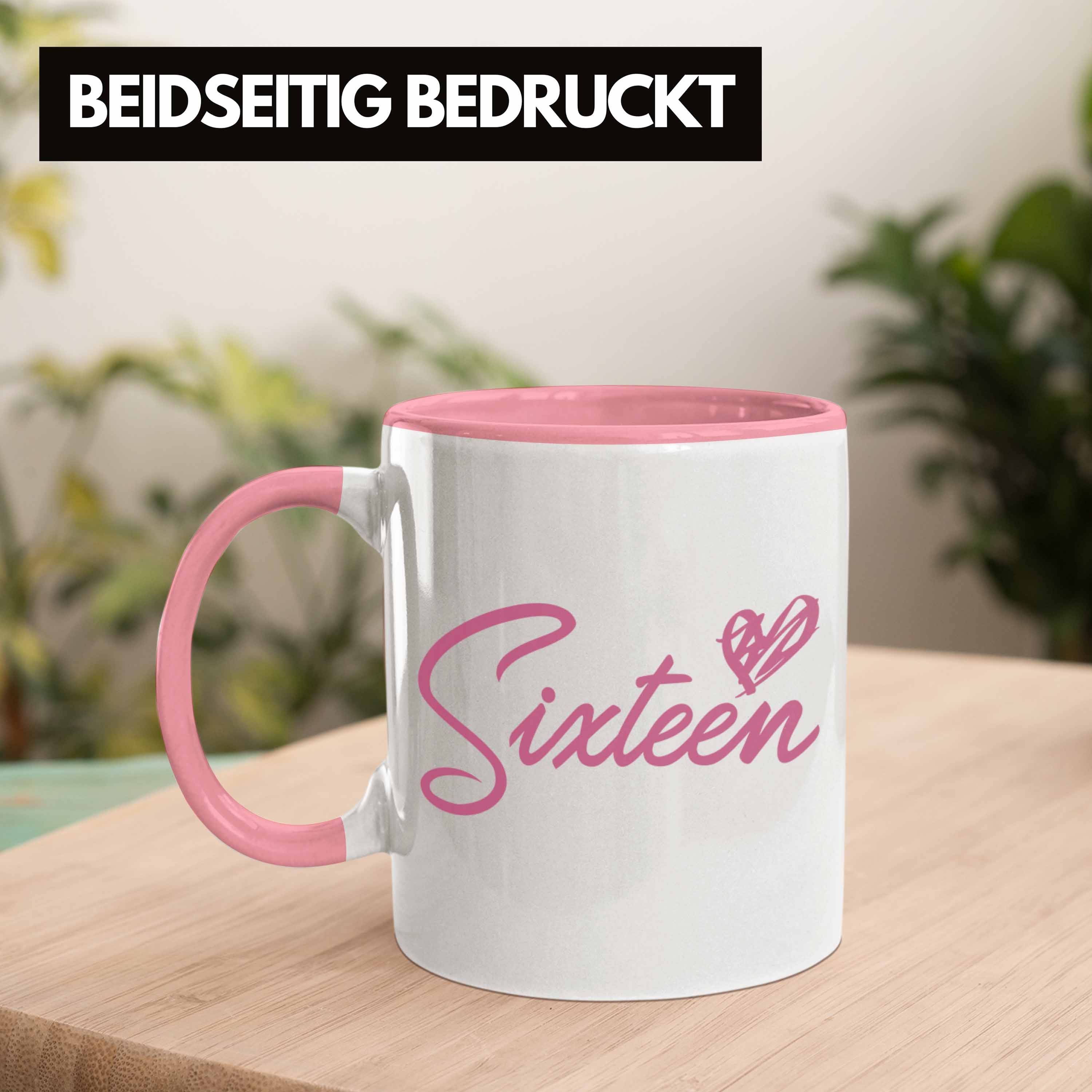 Trendation Tasse Trendation - 16. Geburtstag Tasse Geschenk Mädchen Geschenkidee Lustig Spruch 16 Geschenke Geschenkideen zum 16 Bday 16er Witzig – Bild 5 von 5