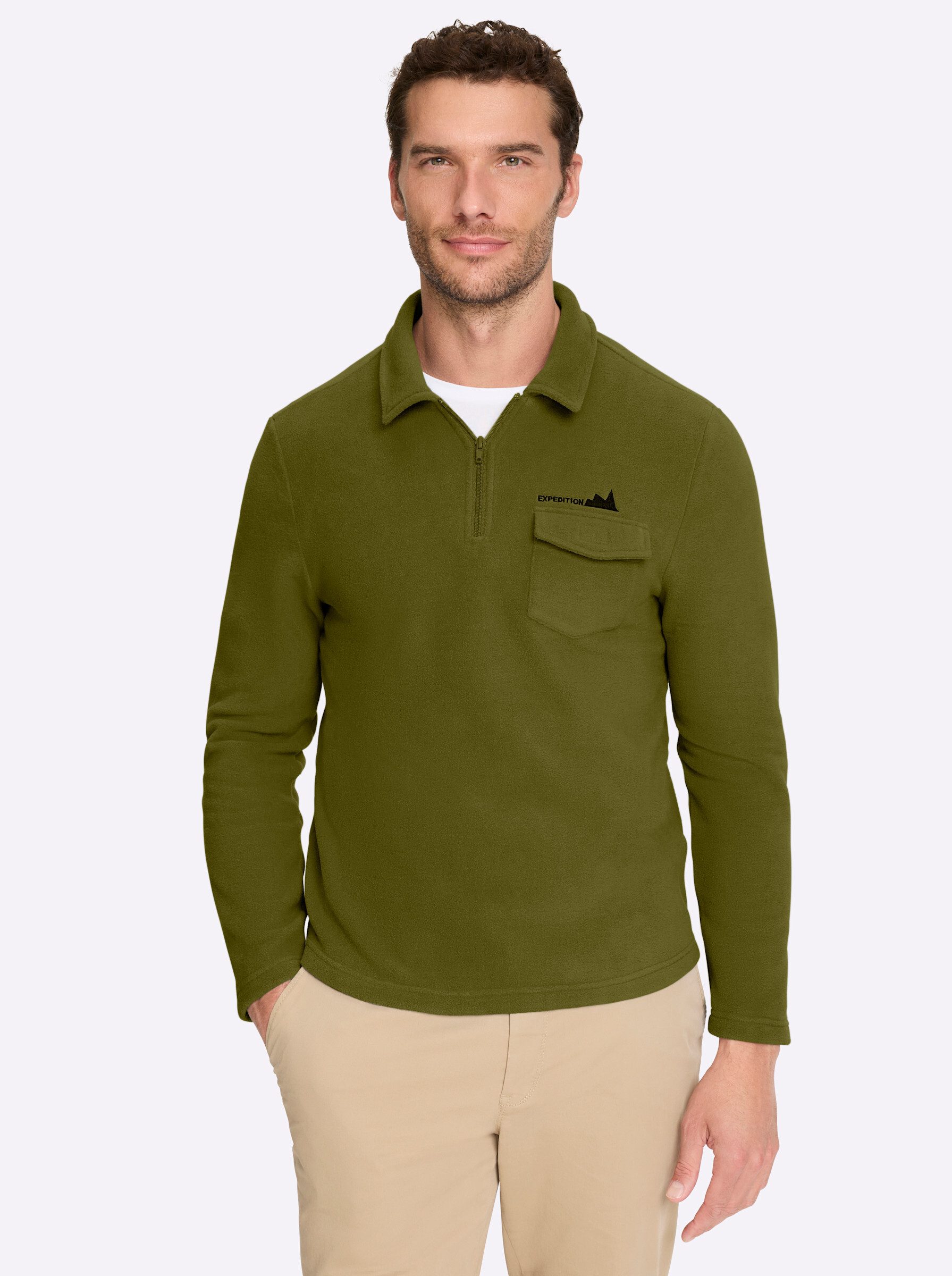 Witt Funktionsjacke Fleece-Shirt Langarm