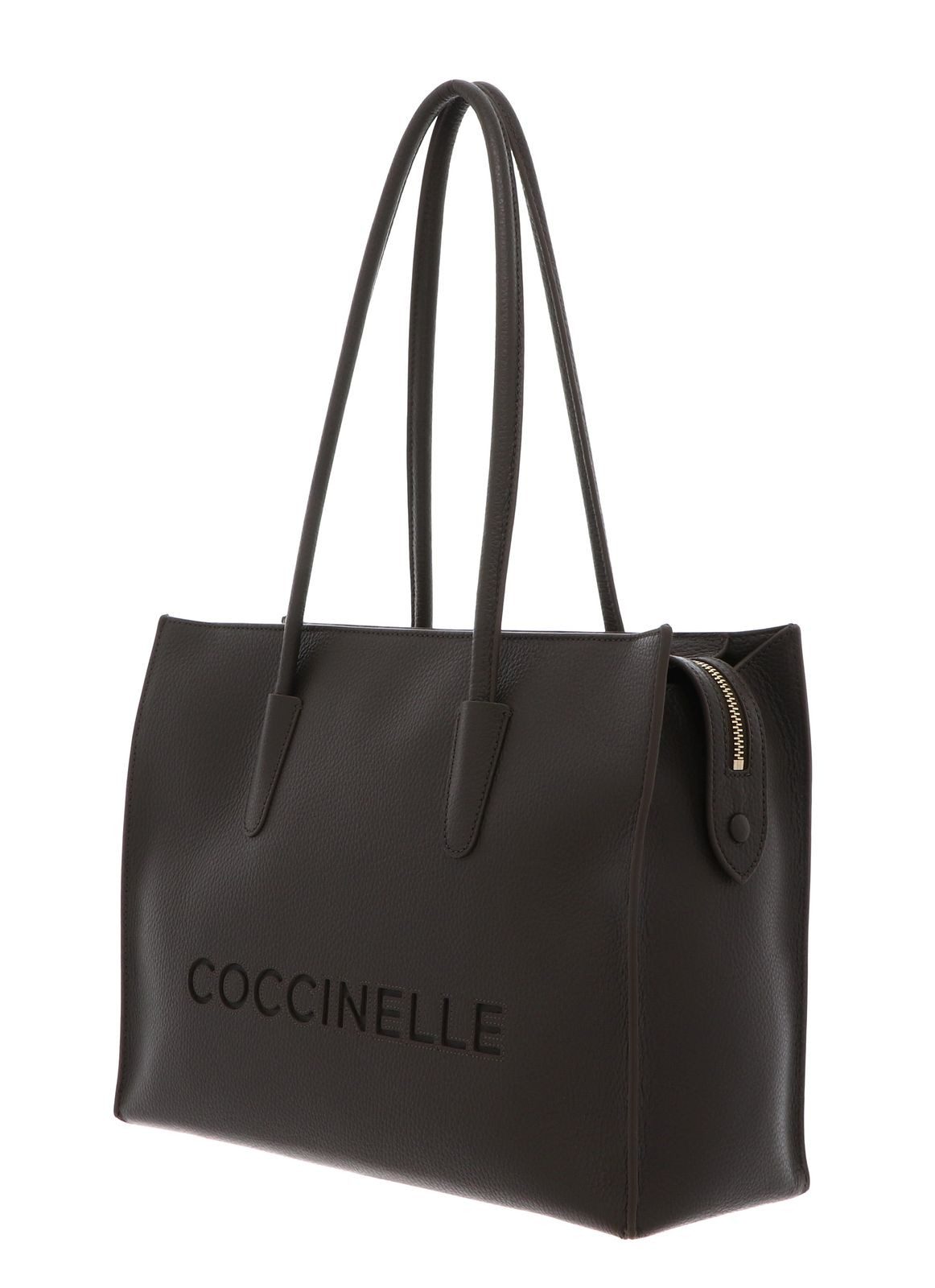 COCCINELLE Handtasche Handbag Grained Leather, aus echtem Rindsleder