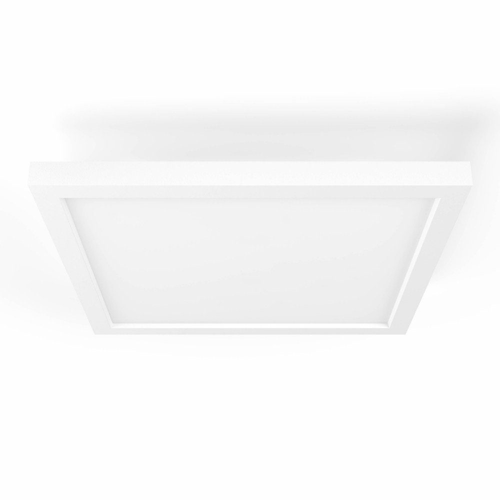 39W Hue Panele keine Ambiance warmweiss, 3750lm LED White LED Angabe, verbaut, LED, fest LED Aurelle Leuchtmittel Ja, enthalten: Panel 600x600, Panel in Weiß Philips