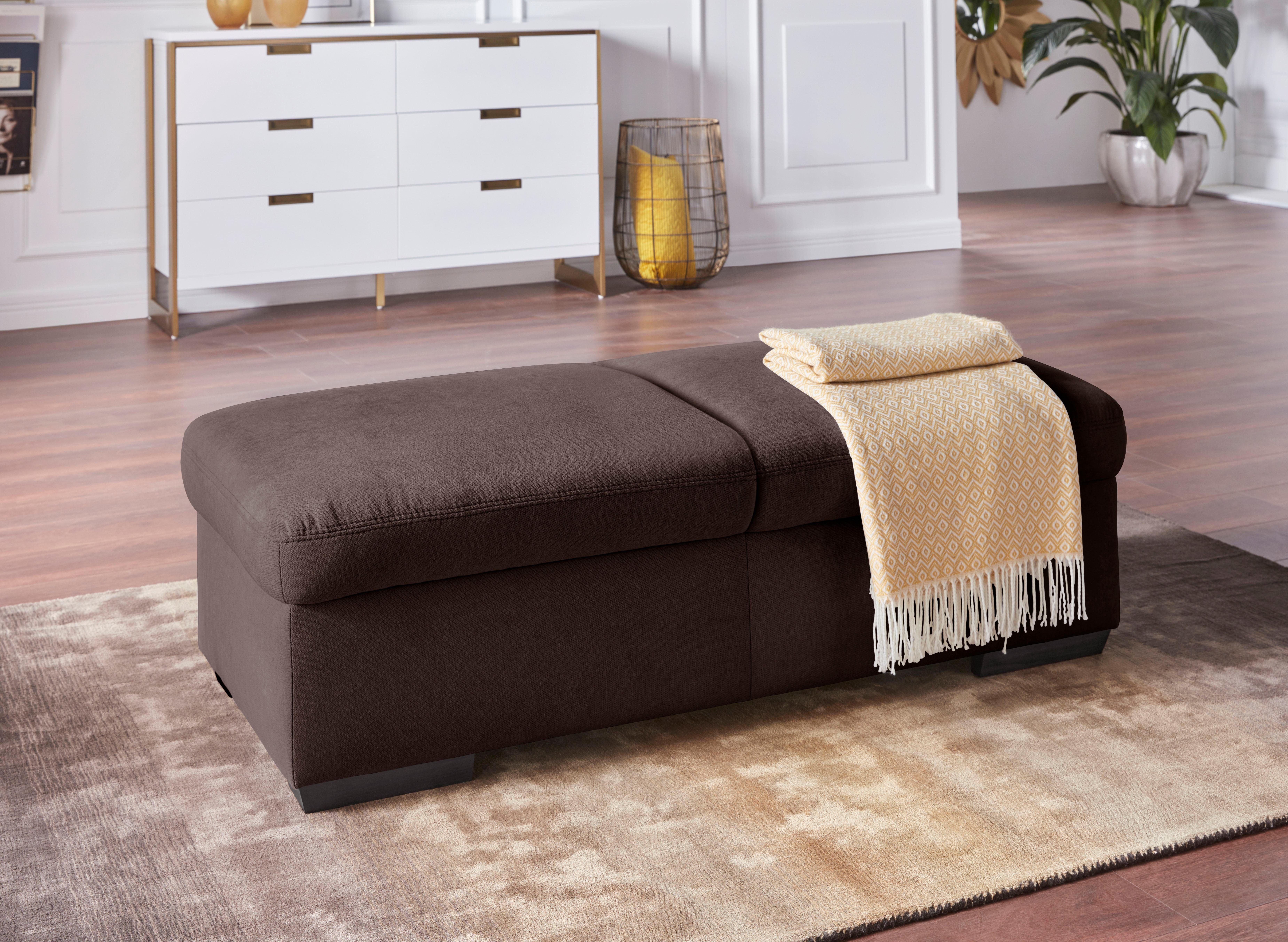 exxpo - sofa fashion Табуретки Salerno, Bankhocker mit tollem Sitzkomfort, zeitlos und elegant