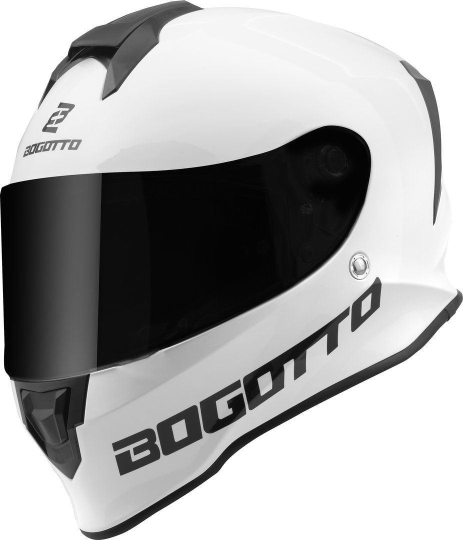 Bogotto Motorradhelm H151 Solid Helm, Pinlock, Ratschenverschluss, ECE 22.06
