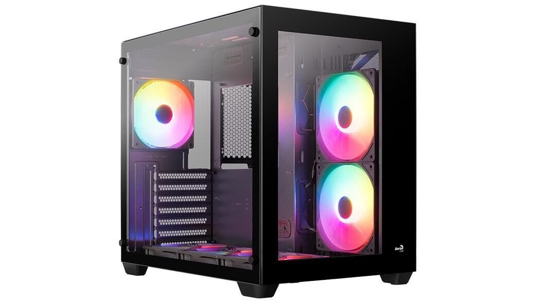 Aerocool PC-Gehäuse Dryft-BK-v2 (schwarz)