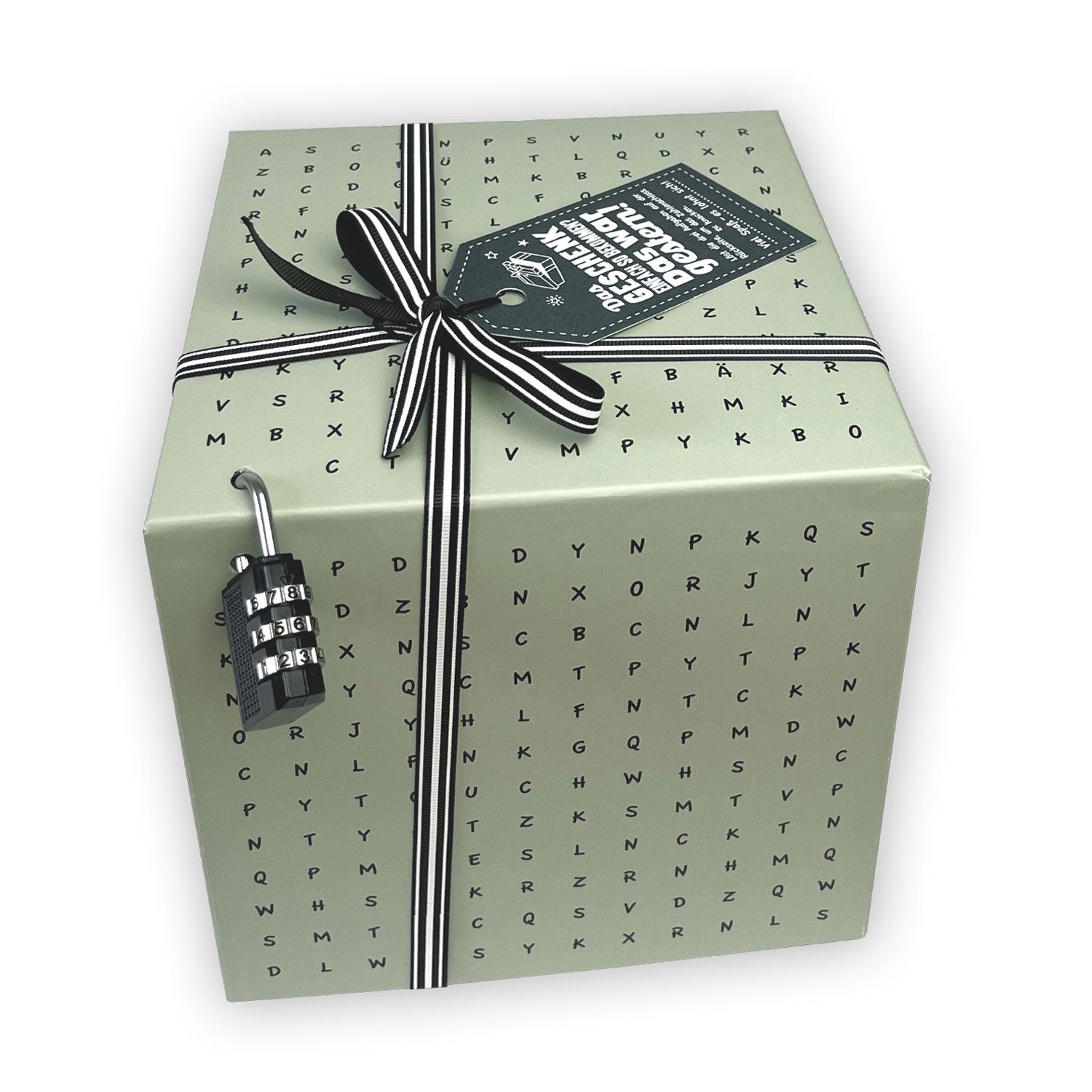 SURPRISA Geschenkbox Geschenkbox, Geldgeschenke Verpackung, Gutscheine zum Geburtstag Hochzeit Geschenkbox groß Worträtsel