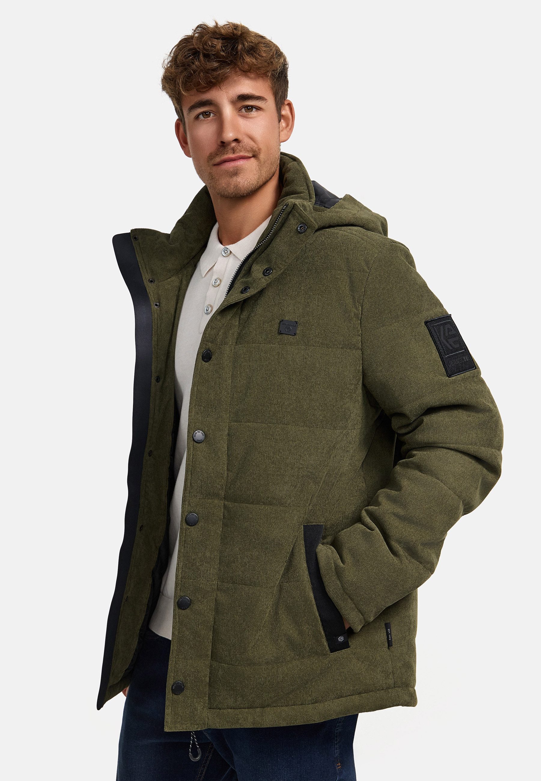 Indicode Winterjacke Herren INOlime Jacke Winter Herrenjacke
