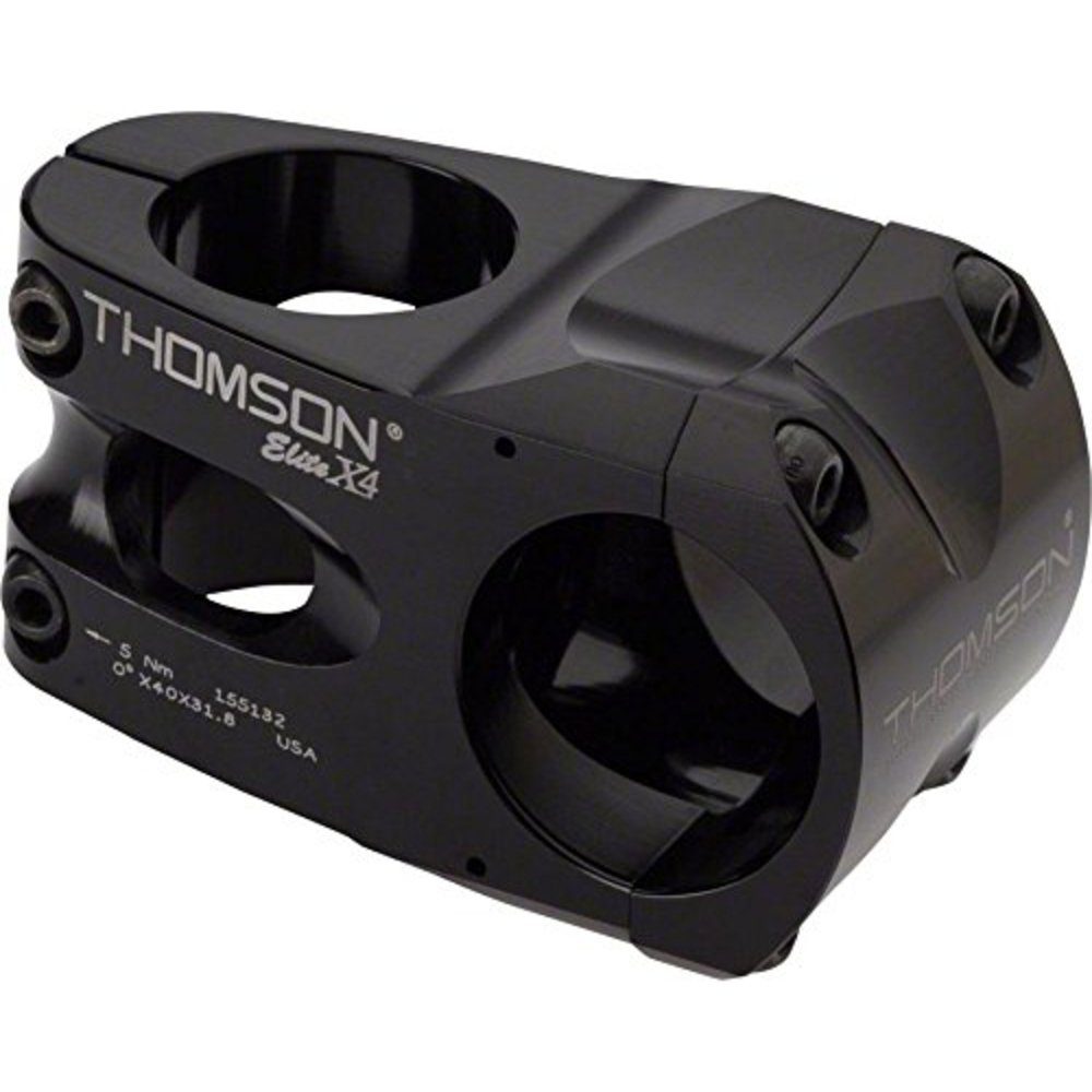 Thomson Рульvorbau 1-1/8" A-Head Vorbau "Elite X4", Длина: 40 mm / 0°, Руль: 31,8 mm