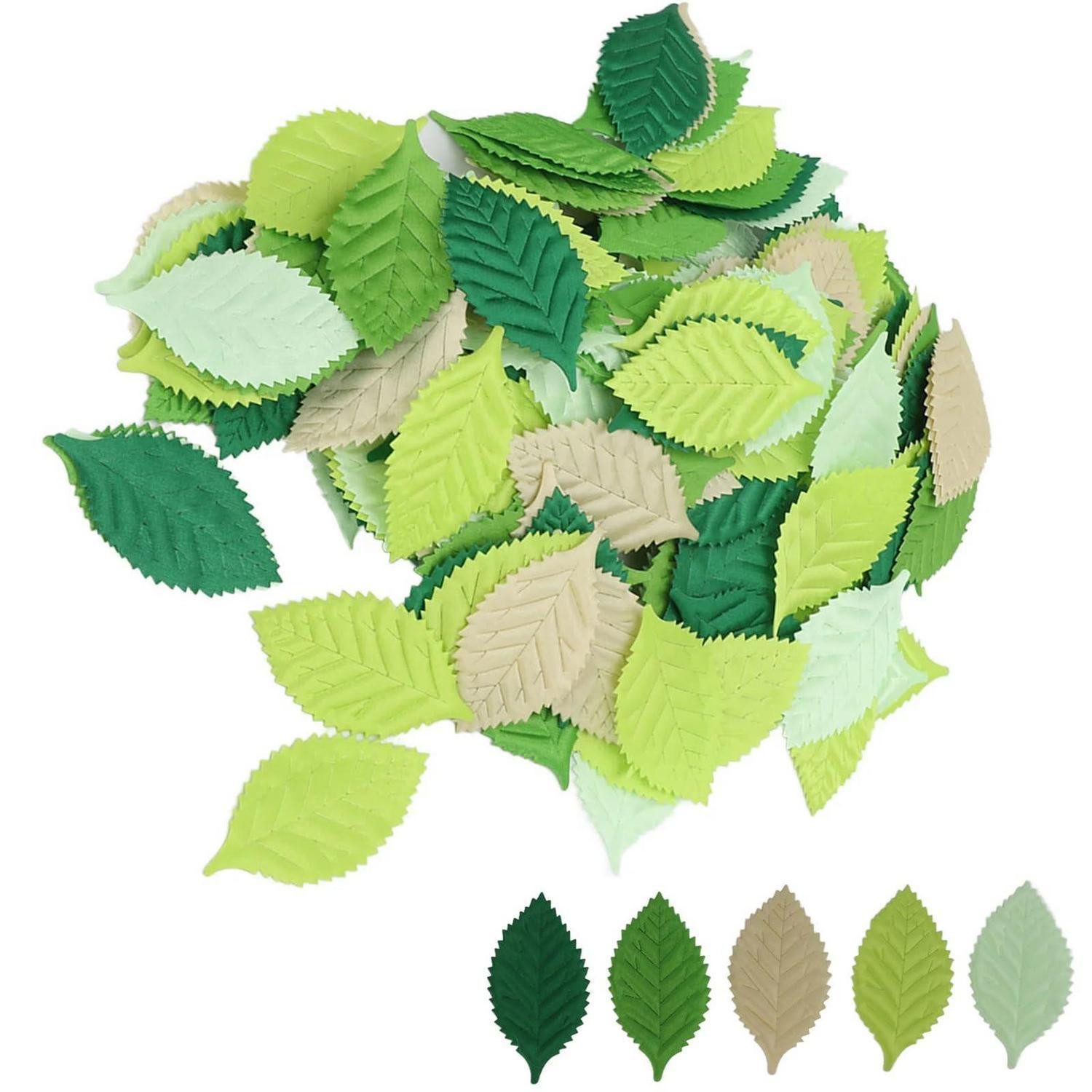 Kunstgirlande Künstliche Blätter 200 Stück Mix Farben für Deko, LuxusKollektion, Höhe 6 cm