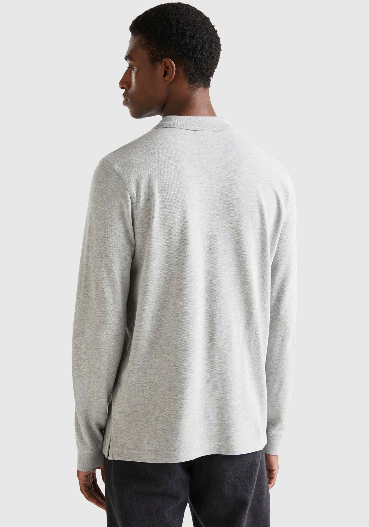 United Colors of Benetton Langarm-Poloshirt mit günstig online kaufen