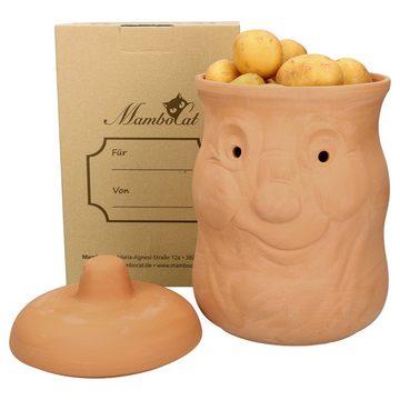 MamboCat Vorratsglas Kartoffeltopf Karl Terrakotta, Steingut