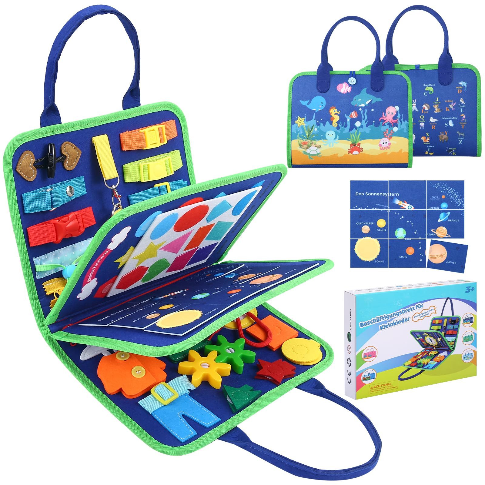 CLTYQ Lernspielzeug Busy Board Montessori-Spielzeug für Kleinkinder, Beschä günstig online kaufen