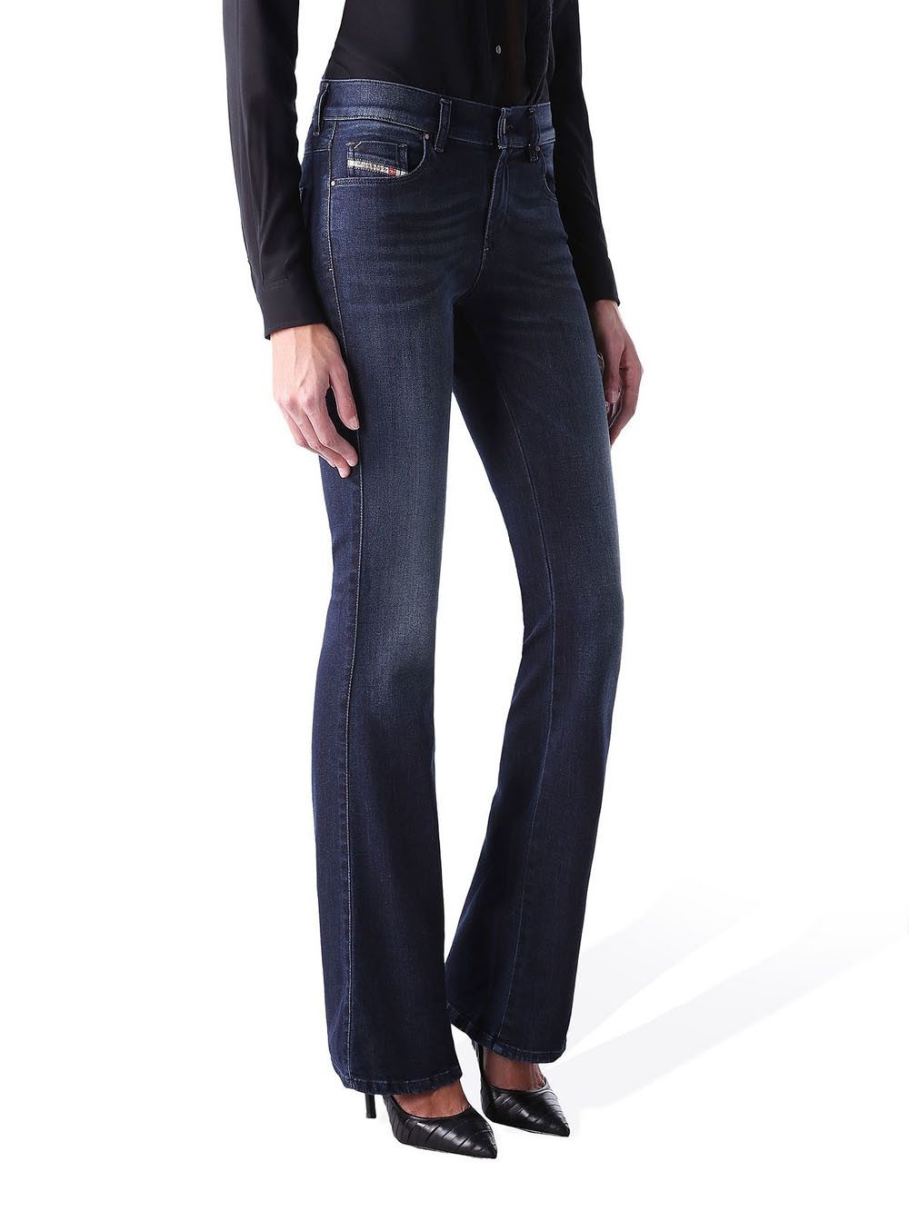 Diesel Bootcut-Jeans Diesel Sandy-B 0814W Stretch günstig online kaufen