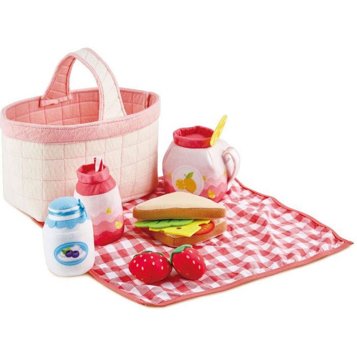 Hape Spiellebensmittel Picknick-Korb mit Picknickzubehör