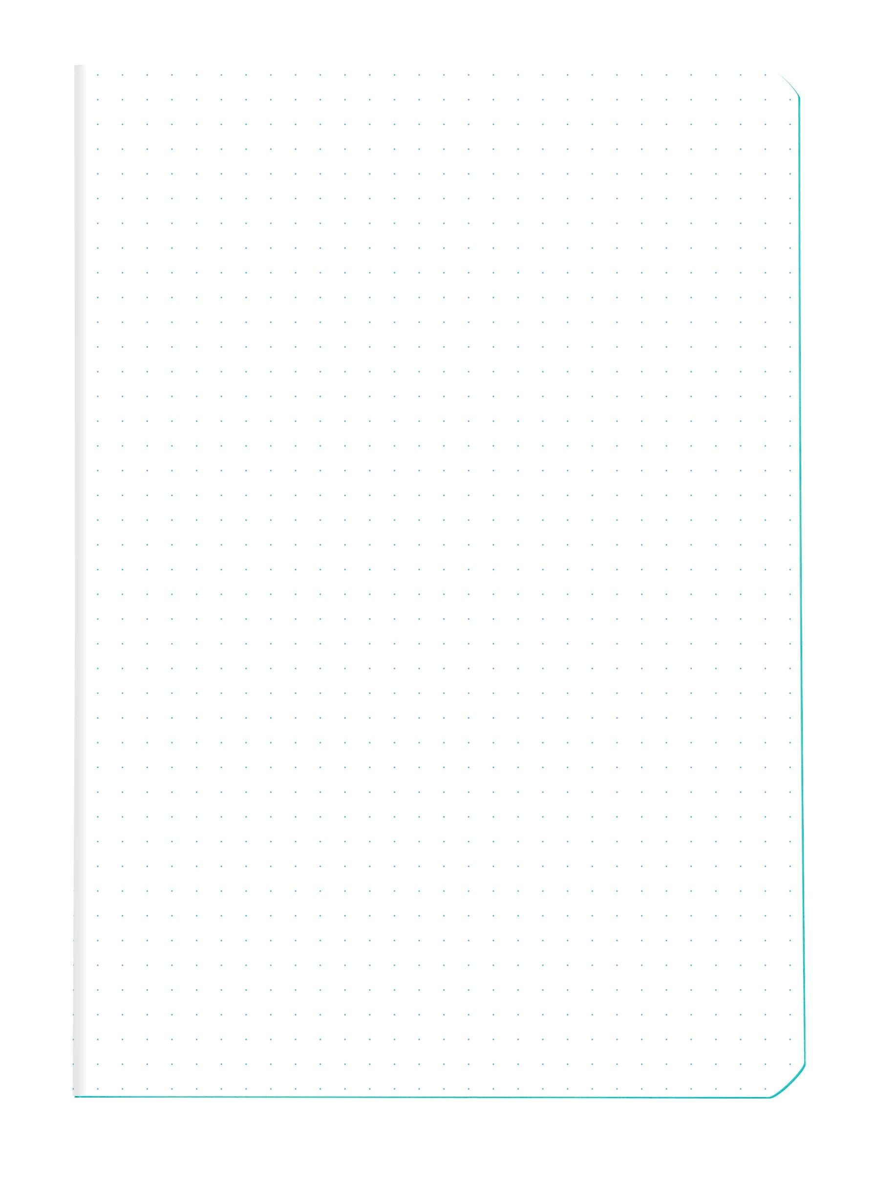 Rhodia Einsteck-Fotoalbum 10x Rhodia A5 Azurblau Dot 80 Bl 119010C, Heft (geheftet)