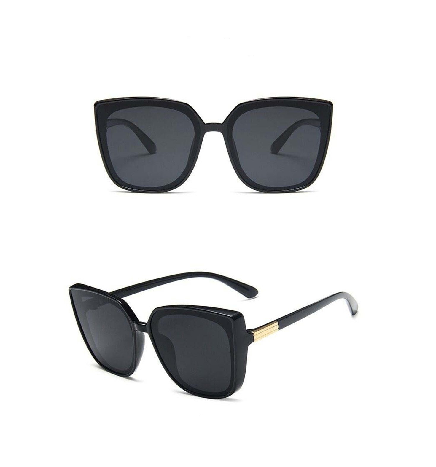 DAYUT Sonnenbrille Fashion Square Damen Frames mit Vintage Cat Style Eye Sonnenbrille (1-St)