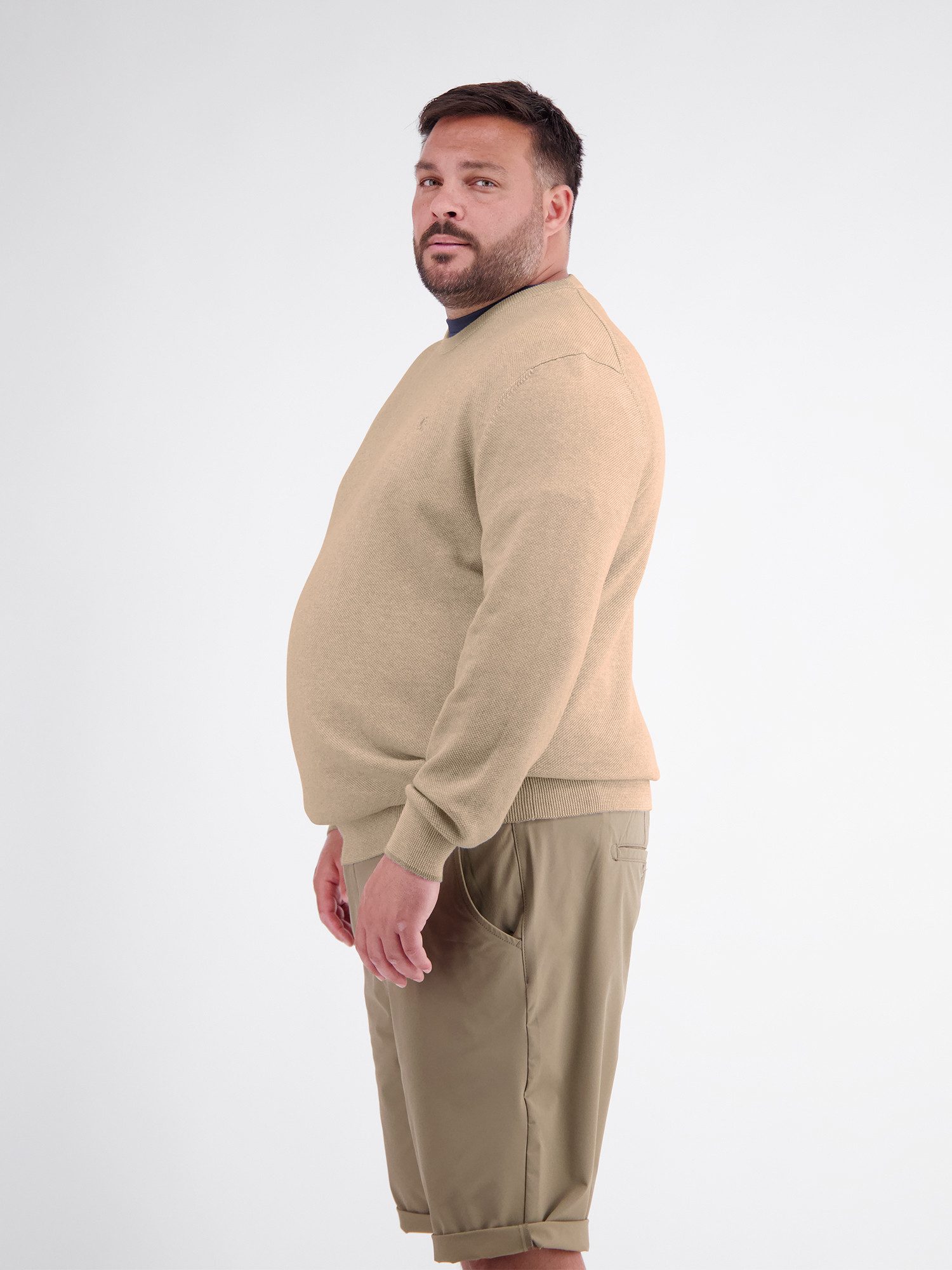 LERROS Sweatshirt Sweatshirt in sportlicher 2-Tone-Optik