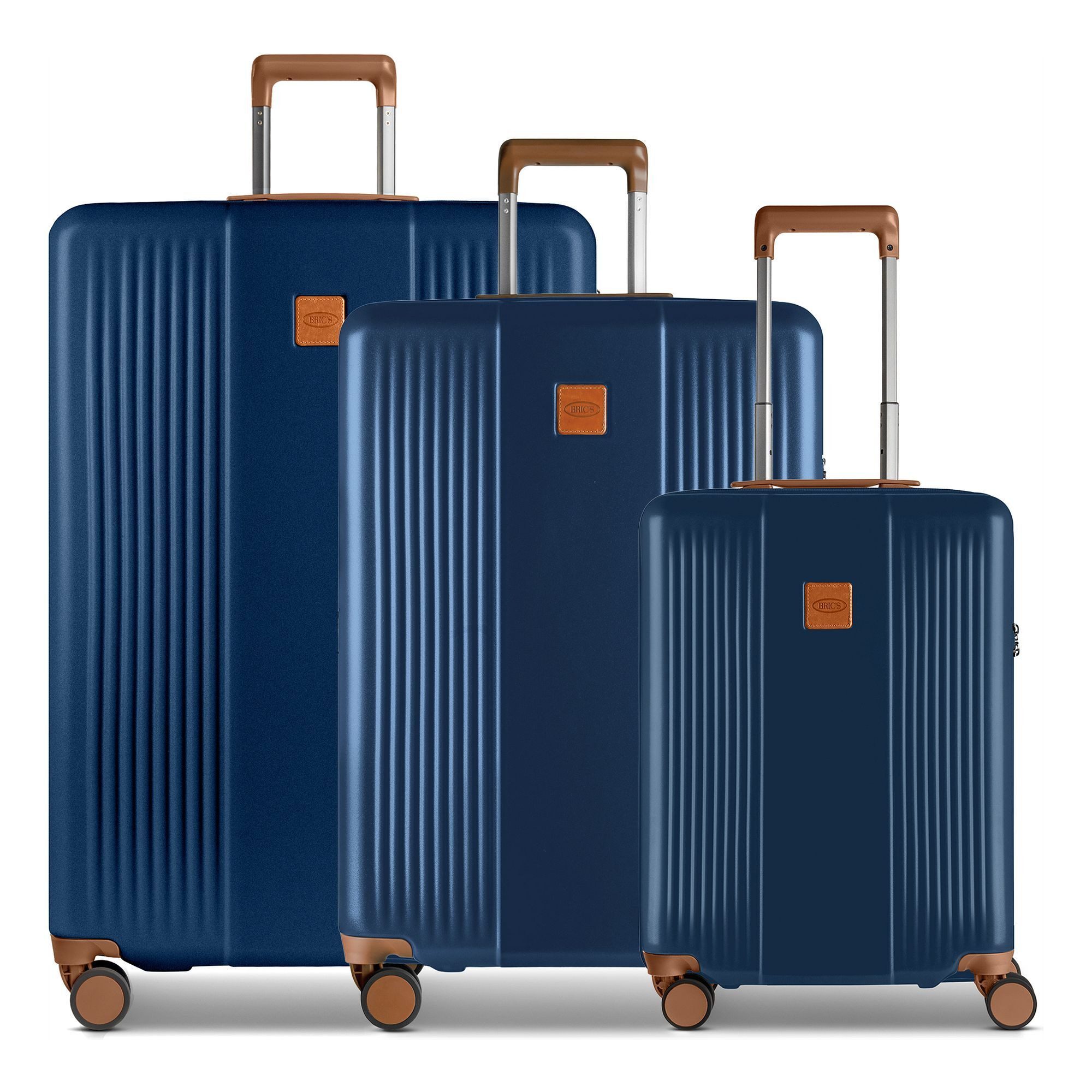 Bric's Trolleyset Ferrara, 4 Rollen, (3-teilig, 3 tlg), Polycarbonat