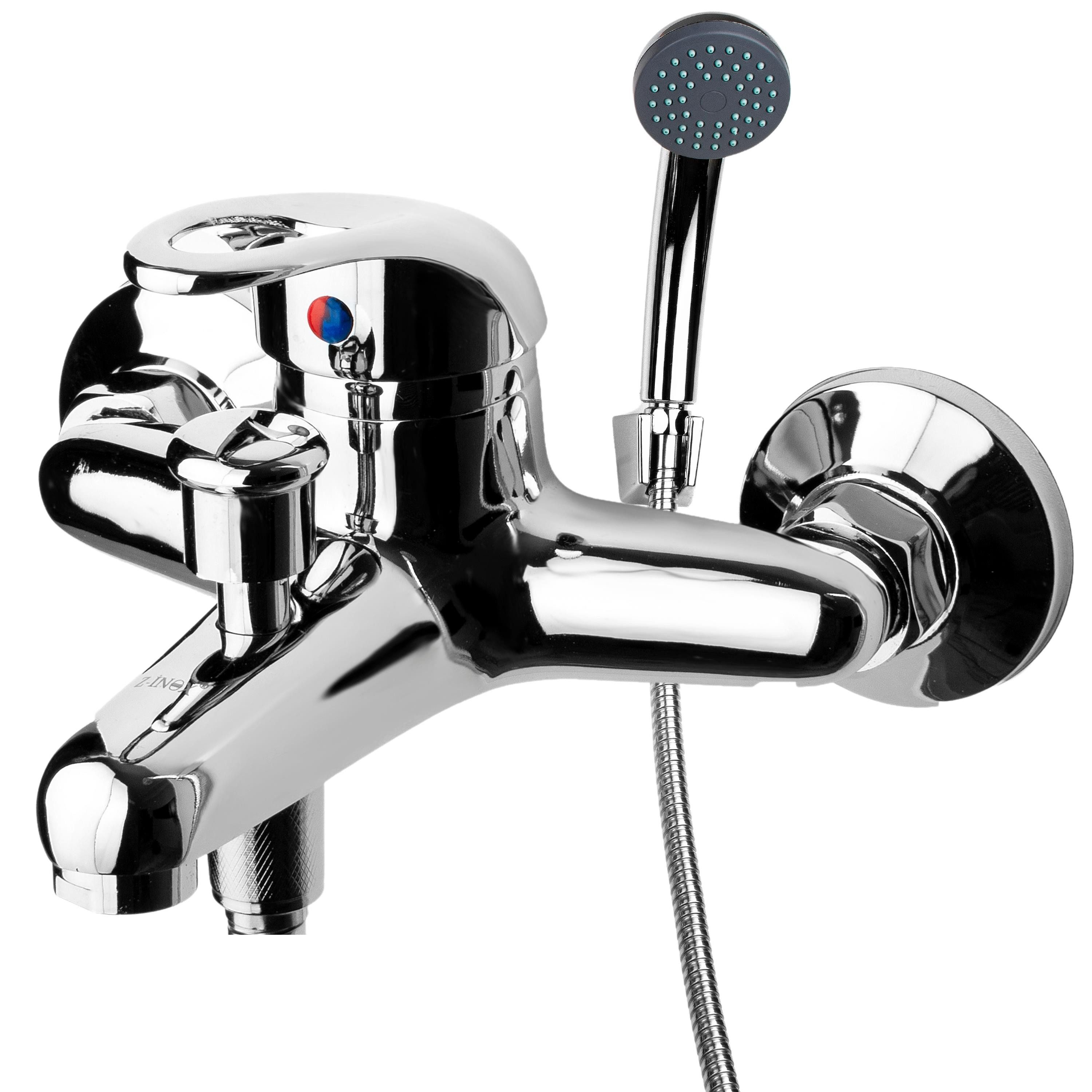 Zilan Badarmatur ZLN-7710 (Set) Edelstahl,DIN-Anschluss,inkl. Handbrause & günstig online kaufen