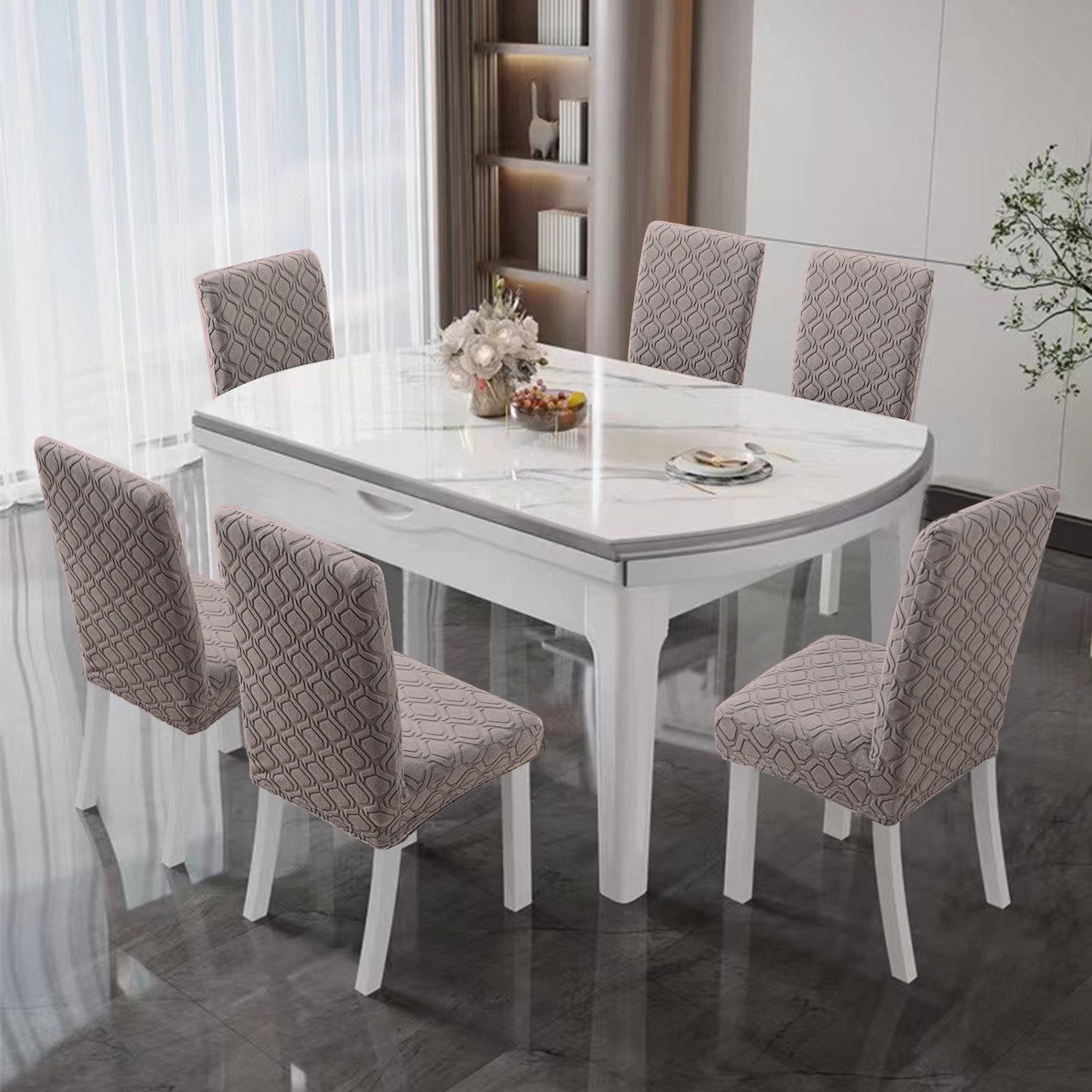 Coonoor Stuhlhusse Stretch Stuhlhussen Schwingstühle, Abnehmbarer Waschbare günstig online kaufen