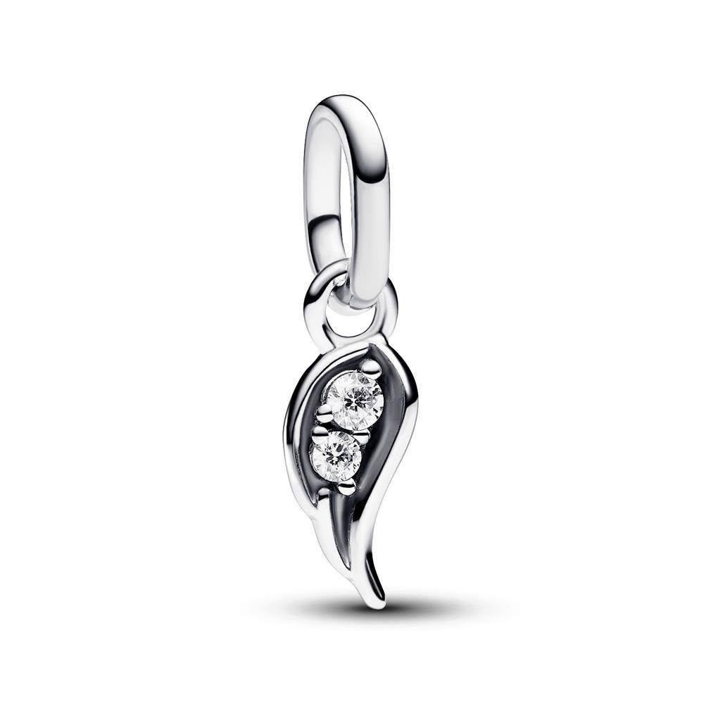 Charm-Einhänger PANDORA Mini Charm Anhänger Engelsflügel aus Sterlingsilber