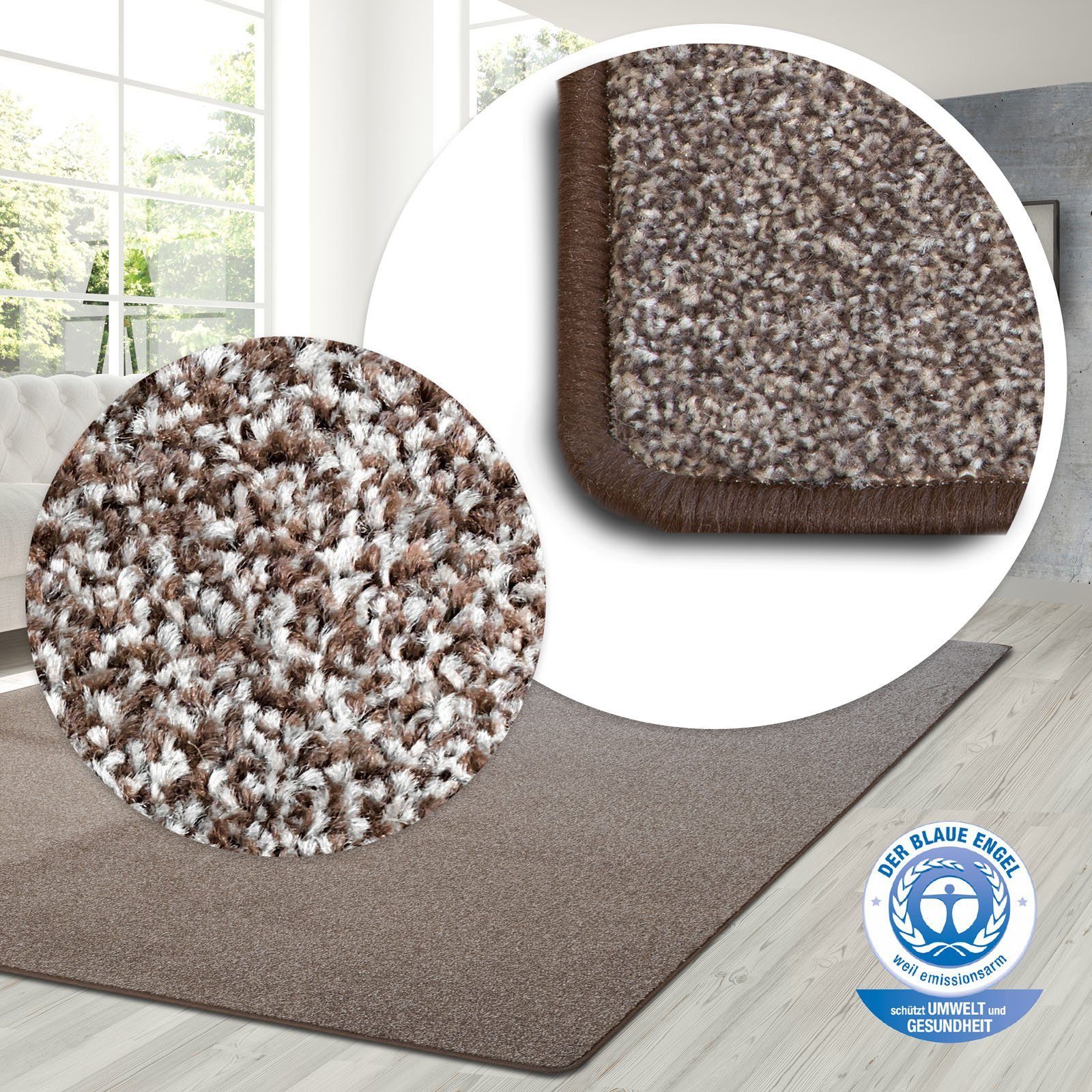 Karat Veloursteppich Toulon, Teppichläufer in vielen Größen, Teppich in vie günstig online kaufen