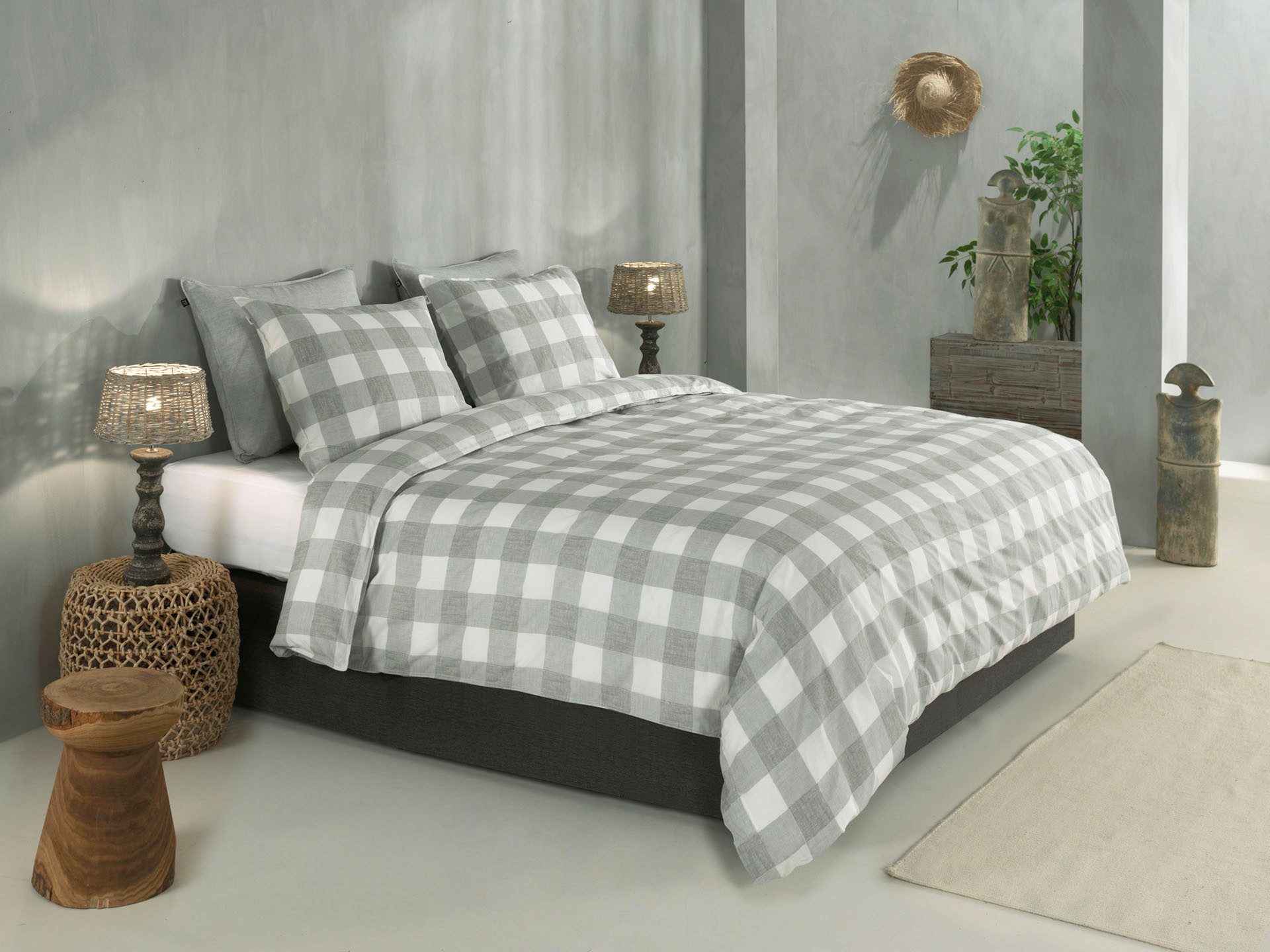 ZO HOME Bettwäsche Quattro-di-Lino, Renforcé, 1 teilig, Bettwäsche aus 100% Baumwolle, hochwertige Renforcé