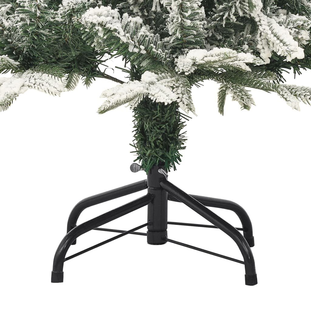 PVC PE Beschneit cm Künstlicher Grün furnicato Weihnachtsbaum 120