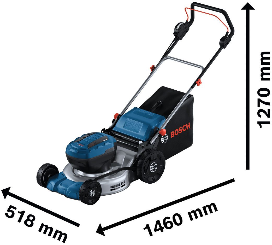 Bosch Professional Akkurasenmäher »GRA 18V2-46«, 46 cm Schnittbreite, ohne Akku, ohne Ladegerät