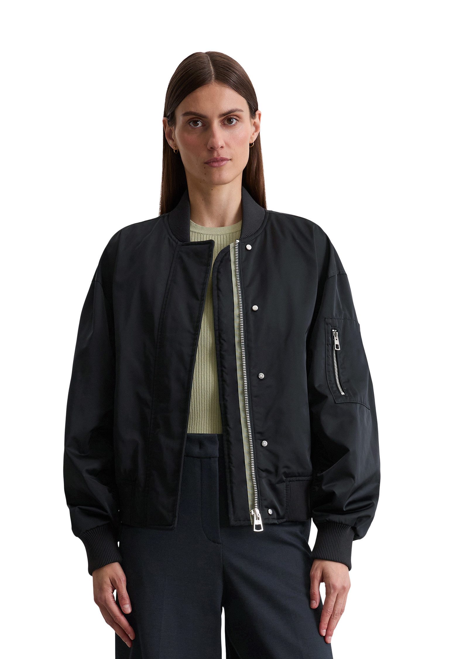 Outdoorjacke aus recyceltem Polyester-Twill