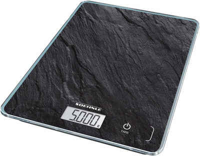 Soehnle Küchenwaage »Page Compact 300 Slate«, Tragkraft 5 kg, 1 g genaue Teilung