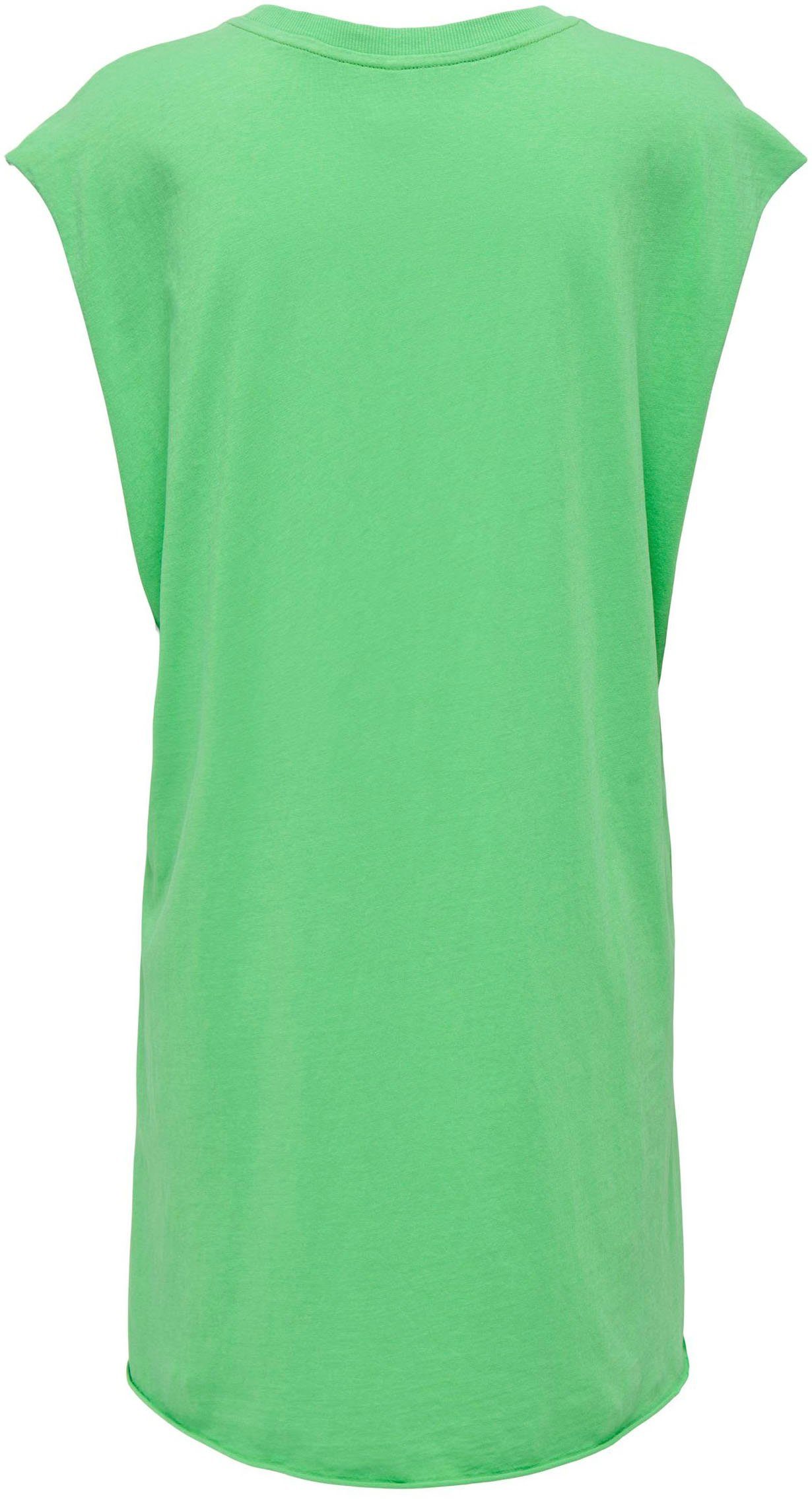 ONLY Shirtkleid ONLLUCY PALMS BOX Vibrant DRESS JRS S/L Print:Sunset Green