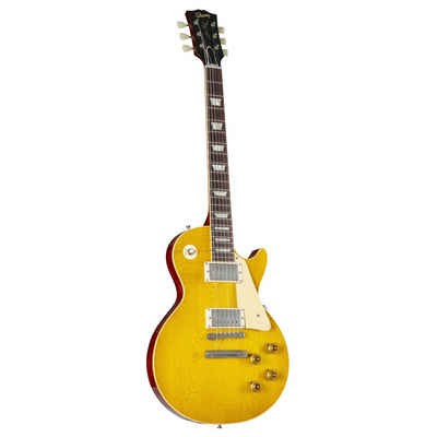 Gibson E-Gitarre, 1958 Les Paul Standard Reissue VOS Lemon Burst #83518 - Custom E-Git