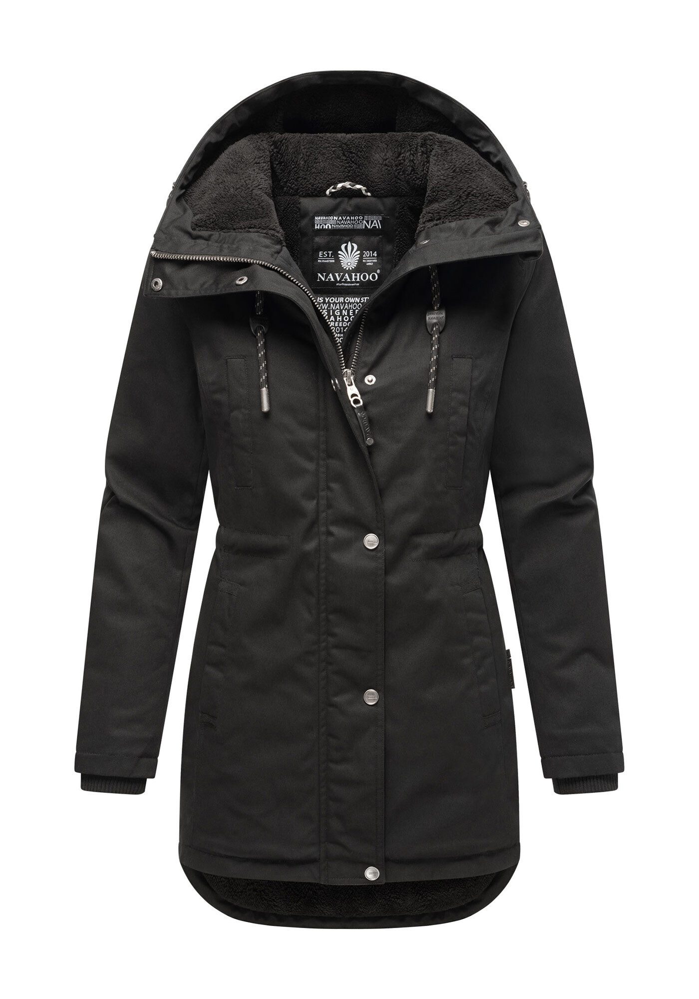 Navahoo Winterjacke Winterfunke Designer Winterjacke mit Teddyfell gefüttert – Bild 4 von 5
