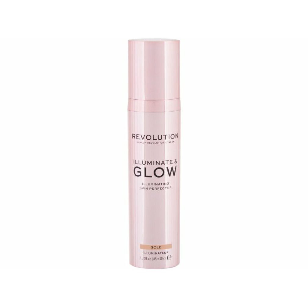 MAKE UP REVOLUTION Маркер Glow & lluminate Liquid Маркер Gold für das Gesicht 40 ml